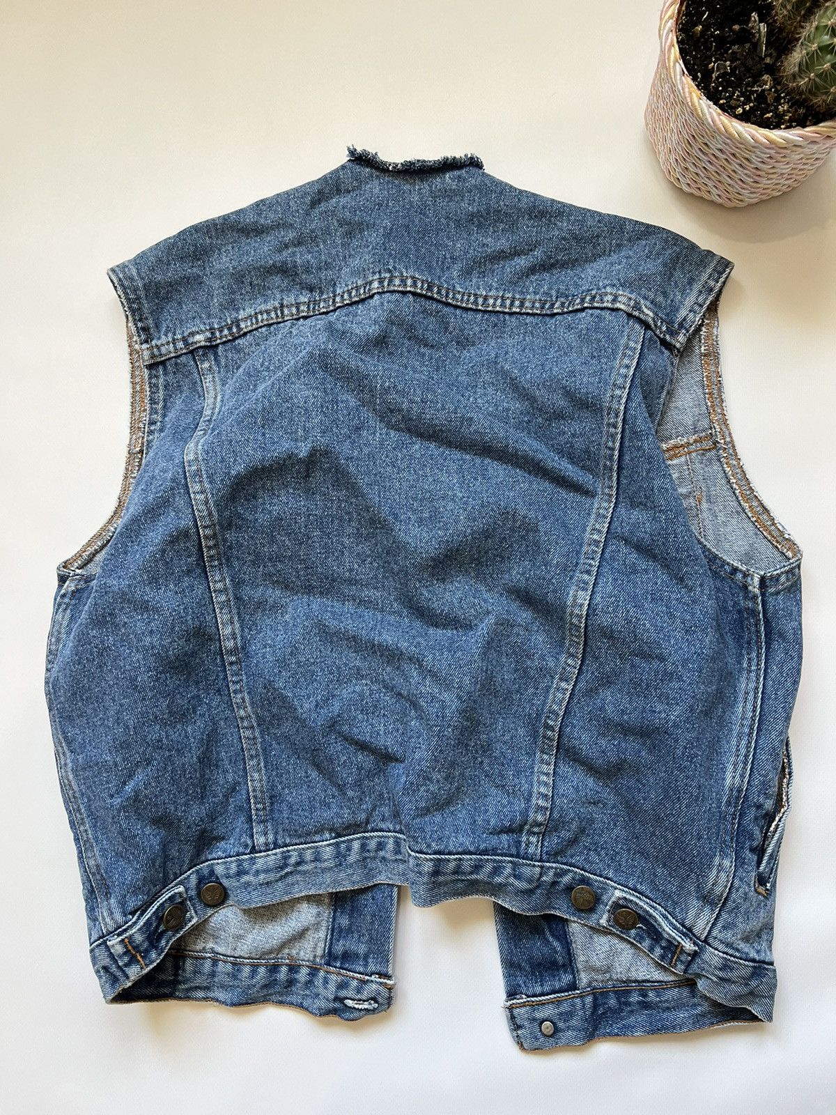 Avirex Vintage 90’s Denim Vest Avirex Size US M / EU 48-50 / 2 - 4 Thumbnail