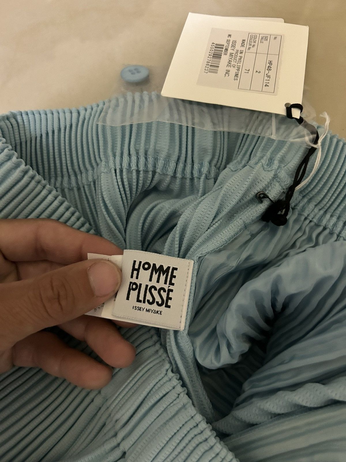 Issey Miyake Issey miyake pleated teal pants Size US 34 / EU 50 - 2 Thumbnail