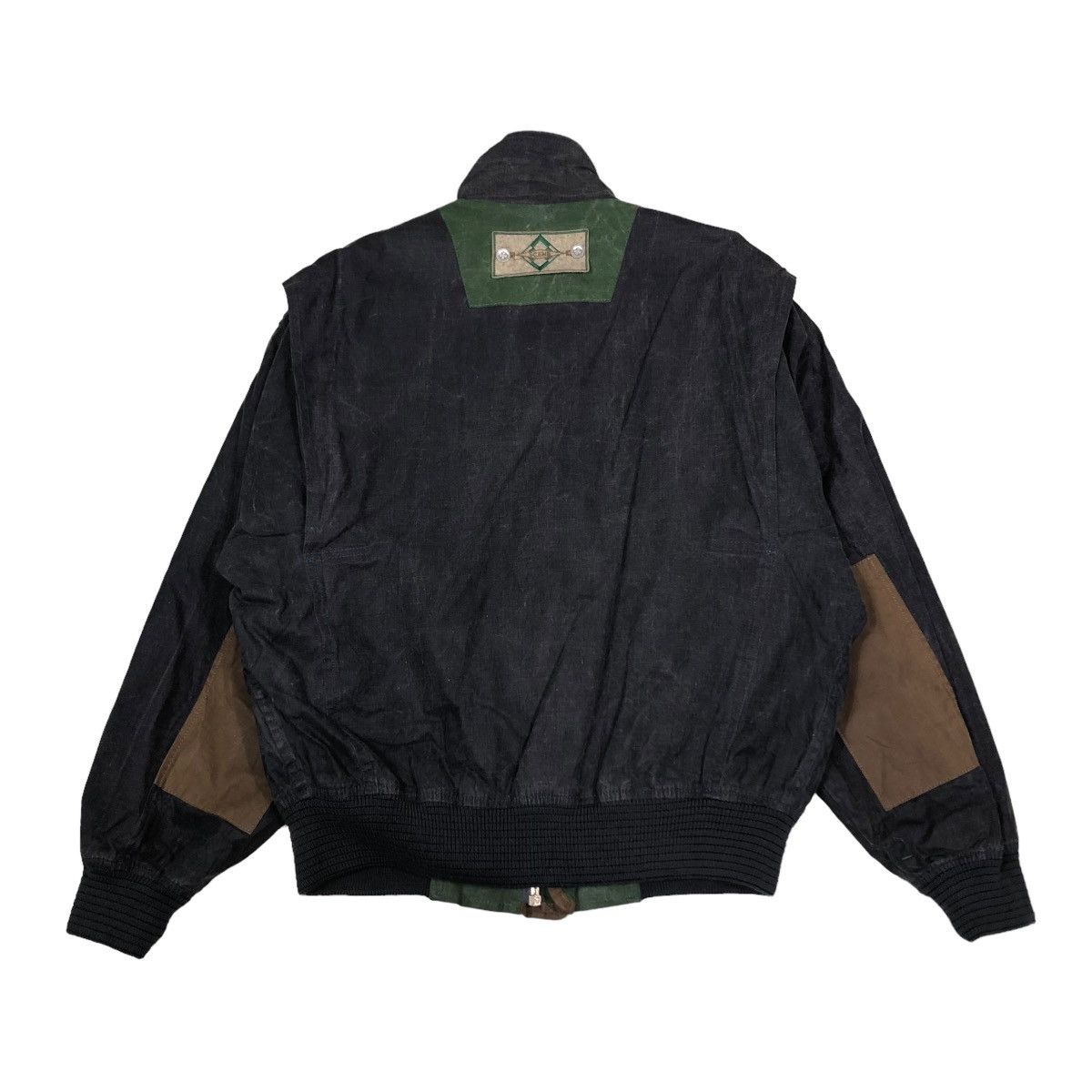 Japanese Brand 🔥VINTAGE BOMBER JACKET PARACHUTE BIKER FLYING GEAR SCENE Size US M / EU 48-50 / 2 - 2 Thumbnail