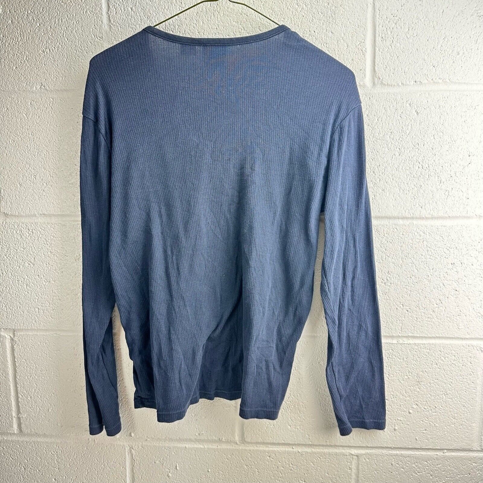 Armani Exchange Armani Exchange A/X Men's Pullover Stretch Knit Top S Blue Size US S / EU 44-46 / 1 - 7 Thumbnail