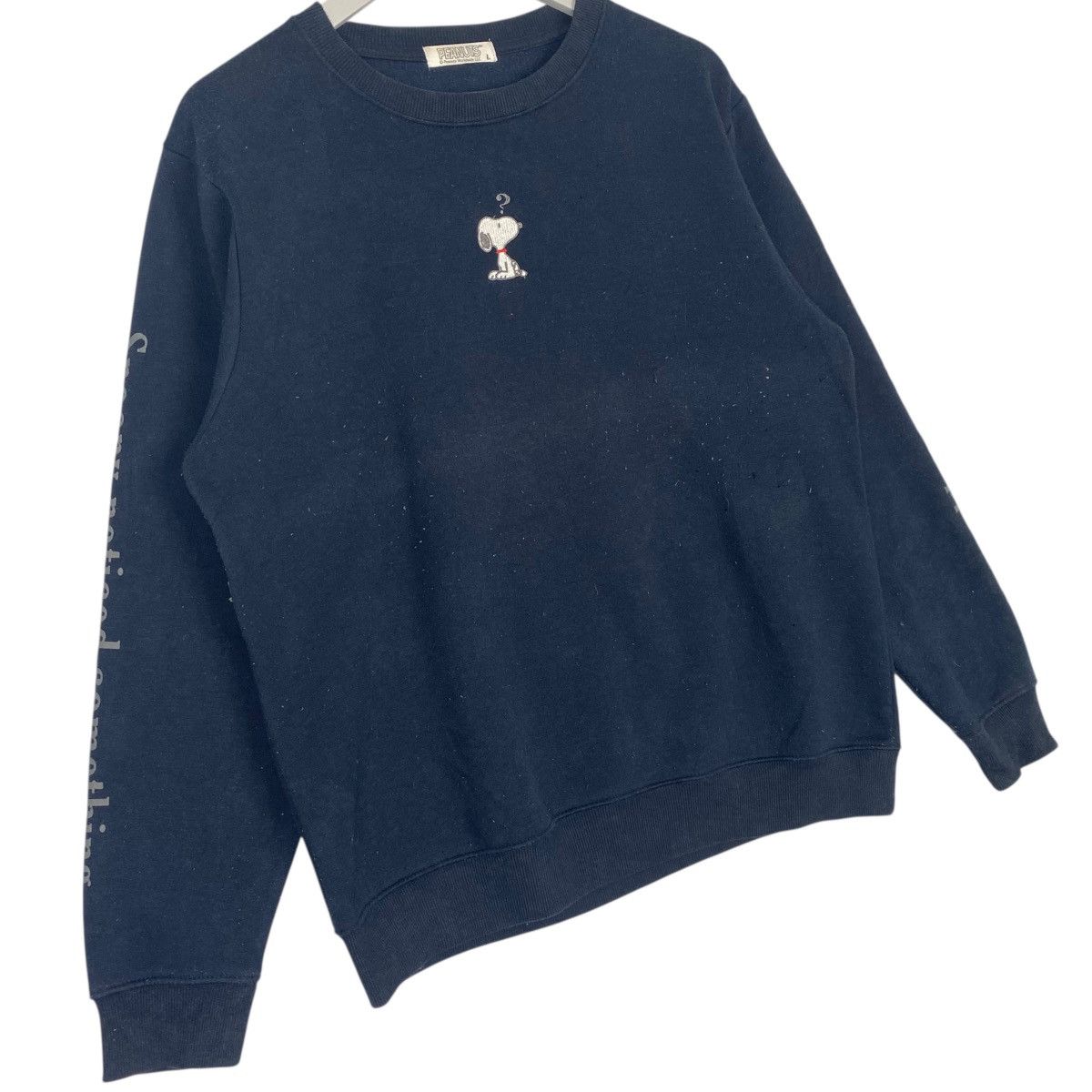 Other Vintage Snoopy Peanuts Printed NavyBlue Pullover Size L Size US L / EU 52-54 / 3 - 3 Thumbnail
