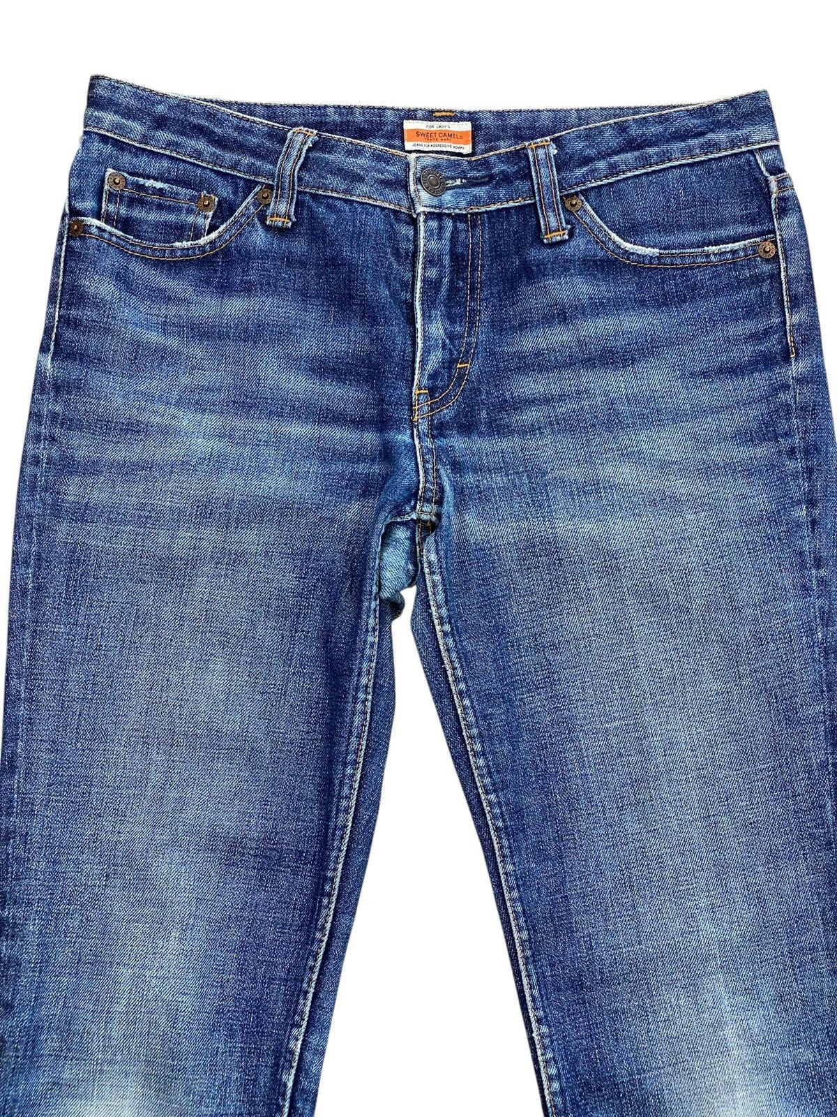 Japanese Brand Japanese Brand Sweet Camel Faded Style Ripped Jeans Size 31" - 2 Thumbnail