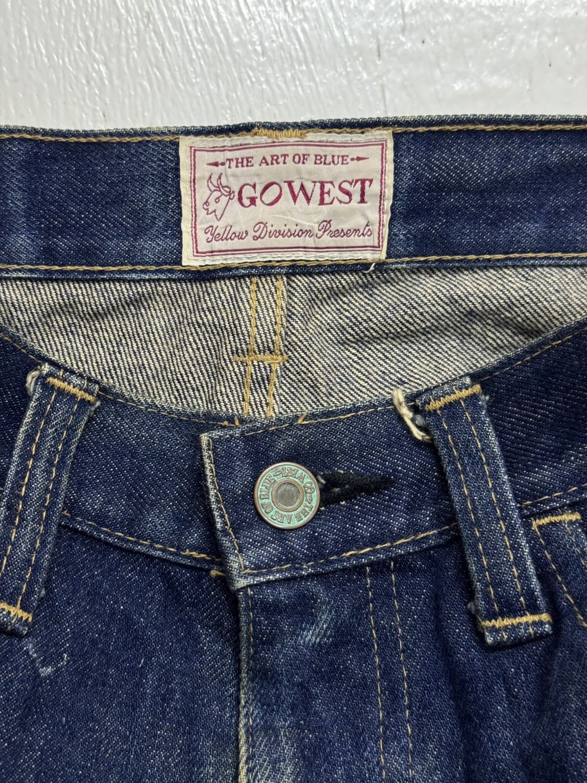 Vintage Vintage Gowest America Blue Denim Size US 31 - 6 Thumbnail