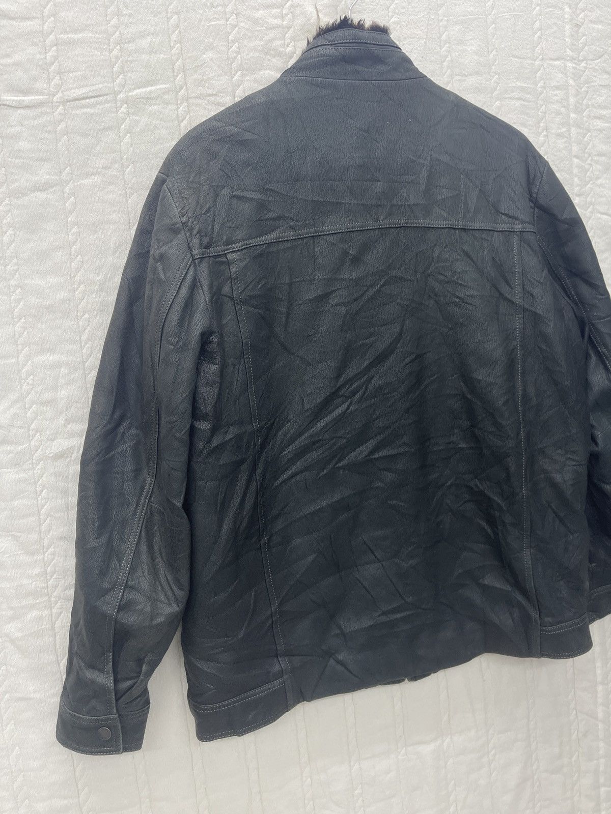 DAKS × Vintage STEALS💥DAKS GOLF RABBIT SHEARLING LEATHER JACKET Size US L / EU 52-54 / 3 - 5 Thumbnail