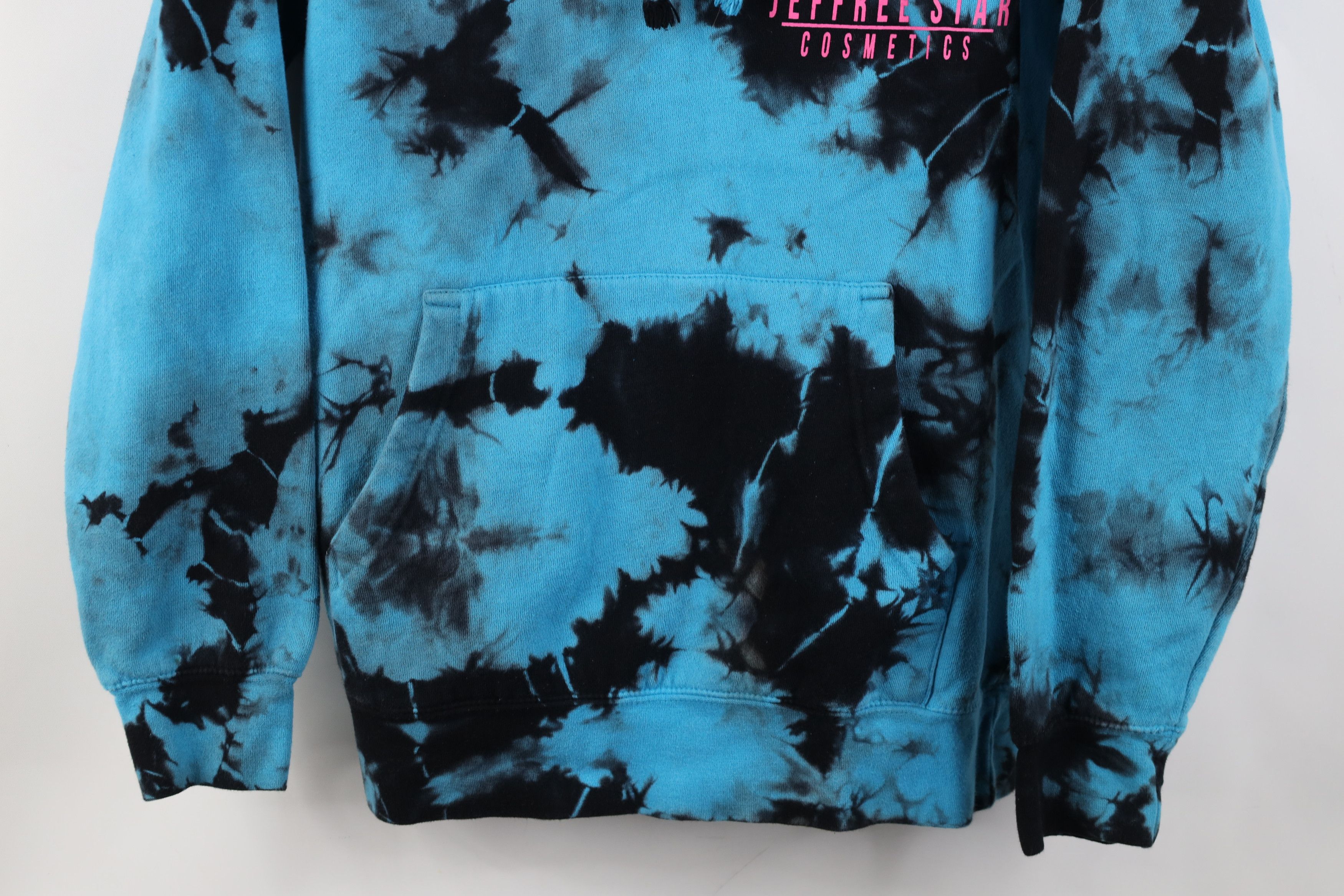 Vintage Jeffree Star Cosmetics Acid Wash Hoodie Sweatshirt USA Size S / US 4 / IT 40 - 3 Thumbnail