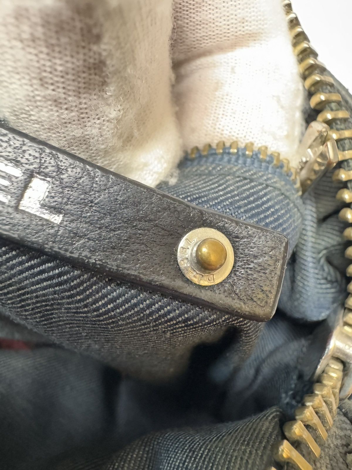 Diesel × Vintage Diesel Bag Leather Y2K Vintage Size ONE SIZE - 5 Thumbnail