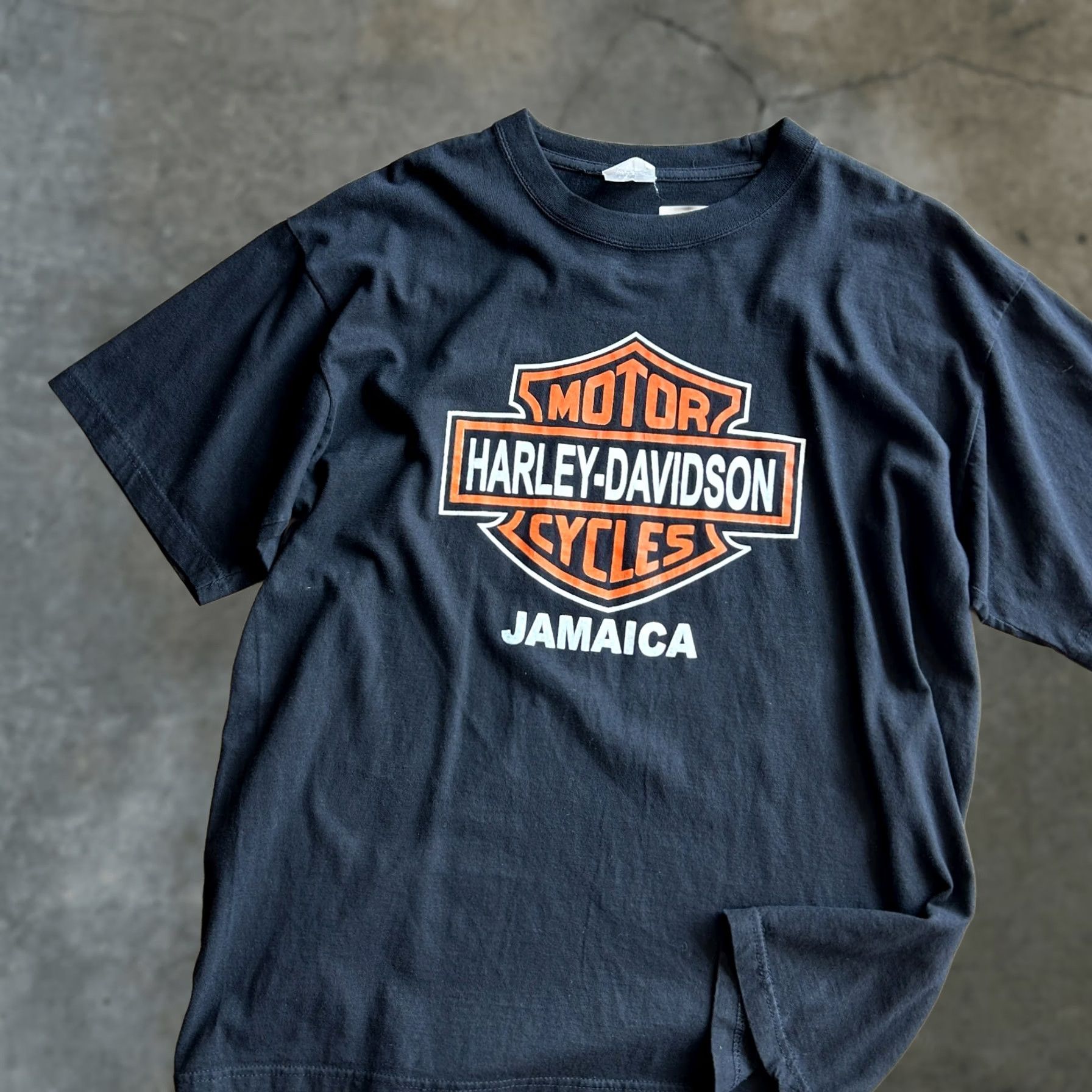 Harley Davidson VINTAGE Harley-Davidson Jamaica Logo T-Shirt 