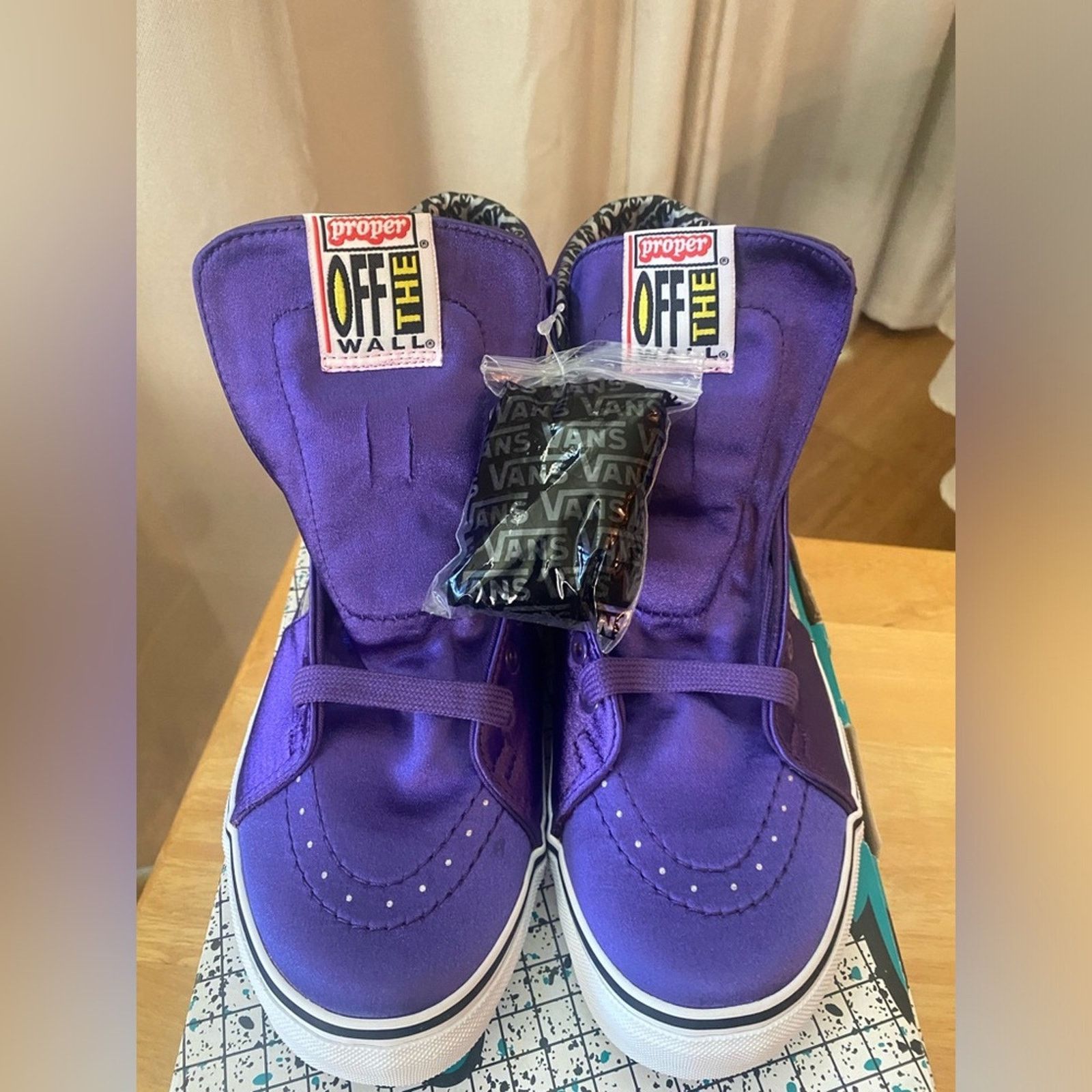 Vans Vans SK8 Hi LX x Proper purple/silver m8.5 Size US 8 / EU 41 - 6 Thumbnail