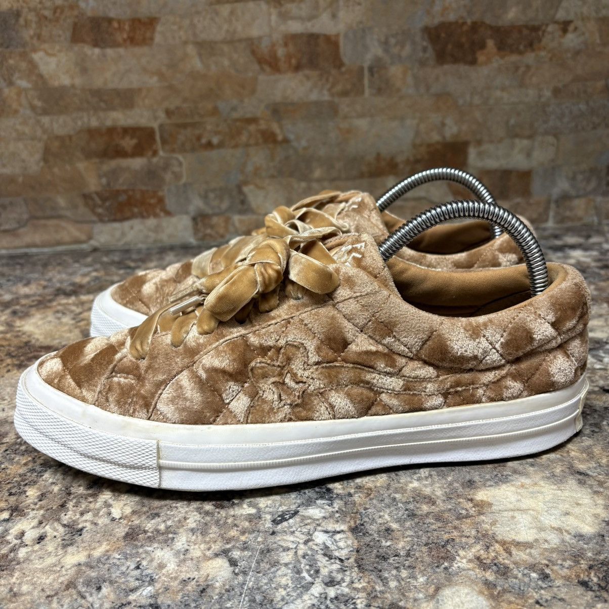 Converse All Star Golf Le Fleur Ox Velvet Sneaker Shoe Brown Sugar Sz M/10 -W/12 A Grown Up GOLF le FLEUR* Collection in Rich Velvet by Tyler  main image 2