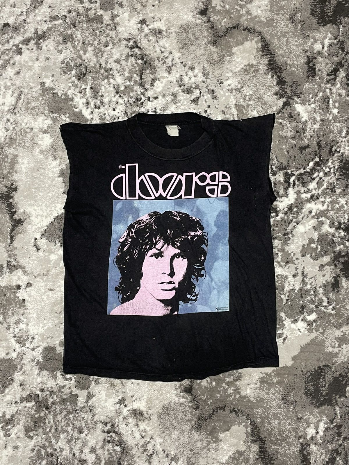 Band Tees × Vintage Rare Vintage 90s The Doors Jim Morrison Sleeveless T-shirt Size US L / EU 52-54 / 3 - 1 Thumbnail