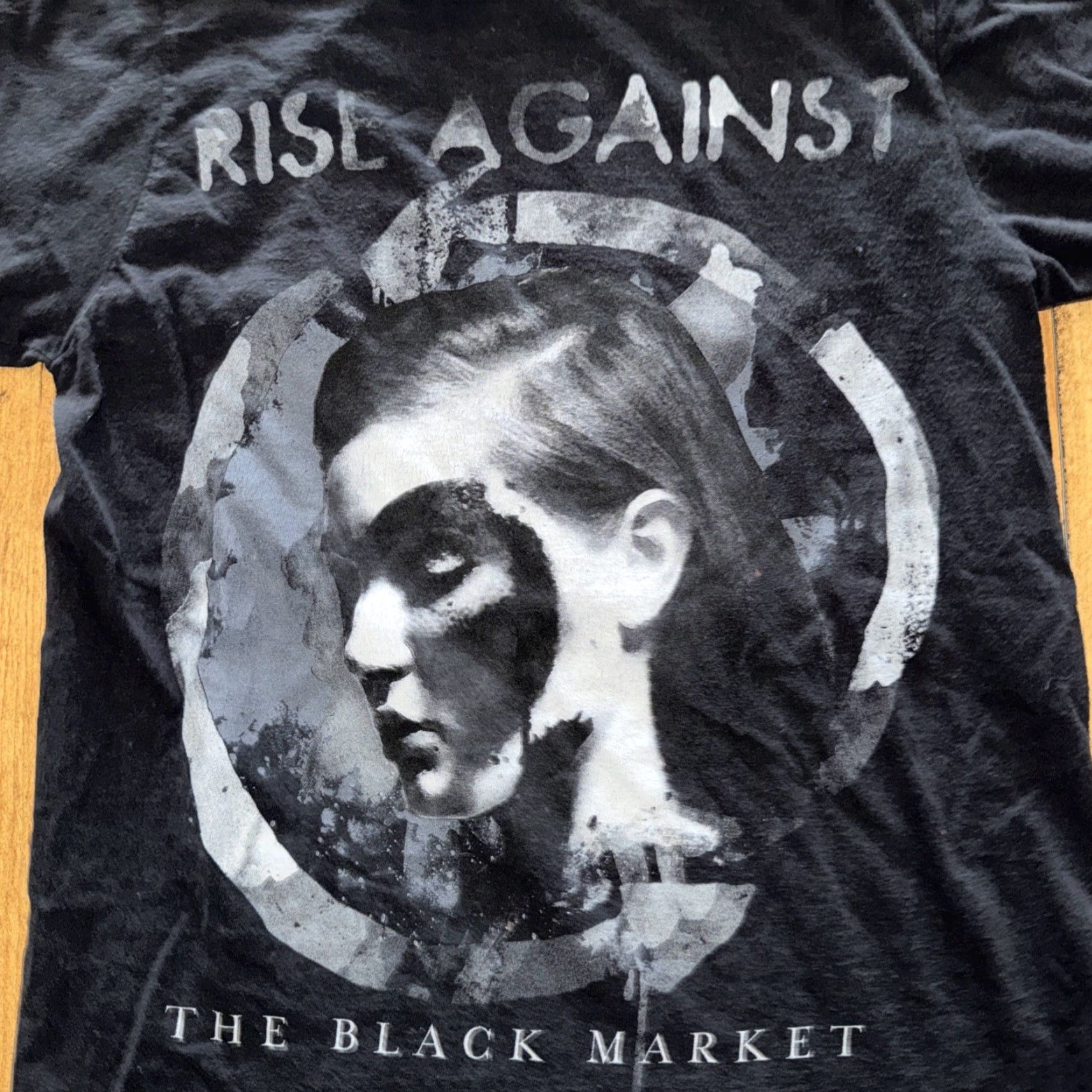 Market VINTAGE Rise Against T-Shirt Black Small 16x24 Mens Black 16x24 Shirt Rise Against Size US S / EU 44-46 / 1 - 2 Thumbnail