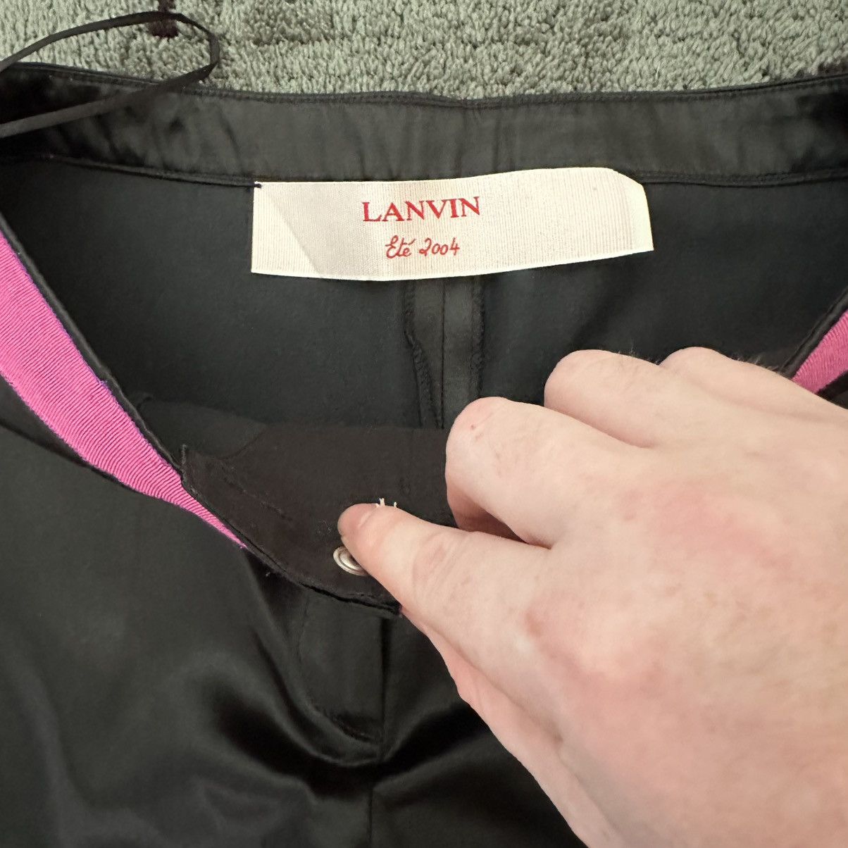 Lanvin Archive Lanvin Spring 2004 Smoking Pants Vintage Size 26" / US 2 / IT 38 - 3 Thumbnail