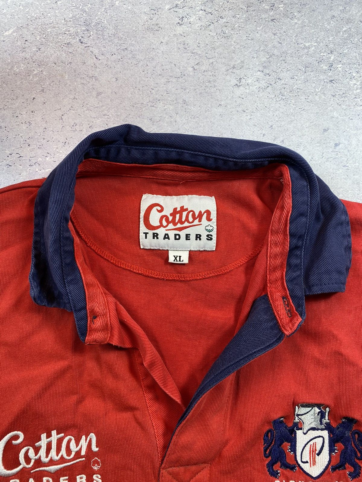 Vintage Gloucester Rugby Union Shirt Cotton Traders Vintage England Size US XL / EU 56 / 4 - 10 Thumbnail