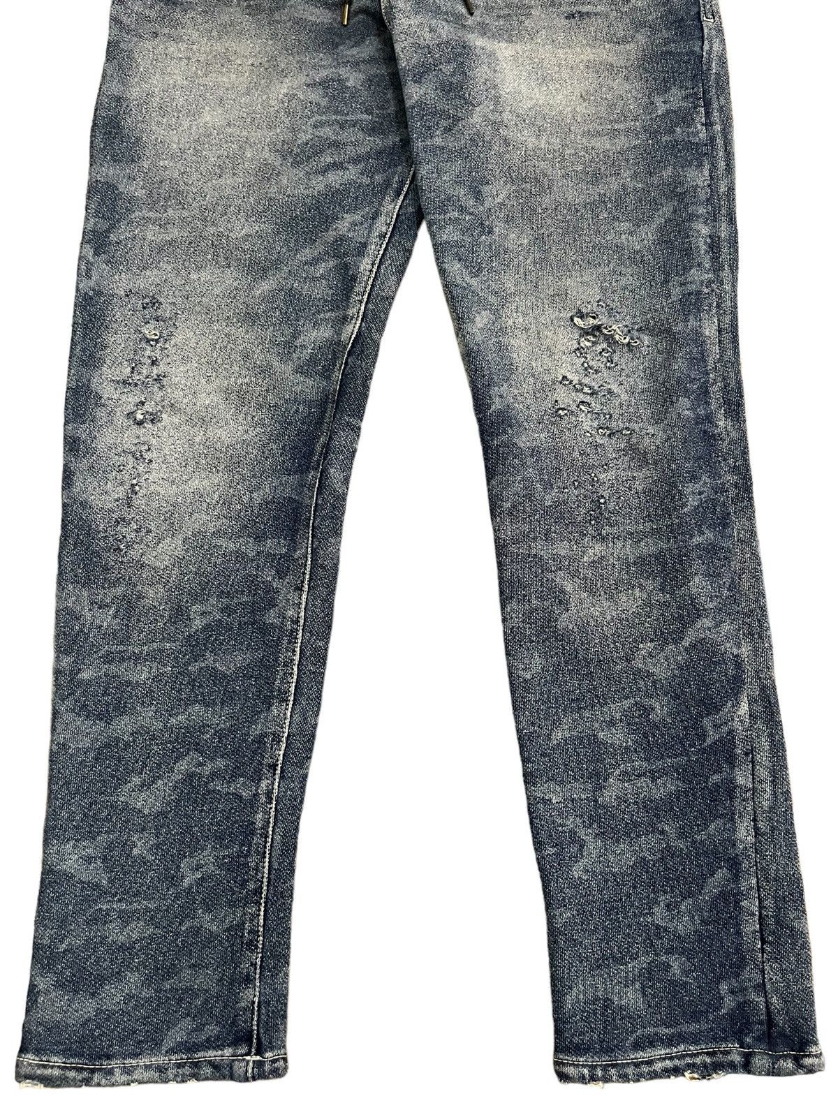 5351 POUR LES HOMMES 5351 Pour Les Homme Acid Wash Embosed Printed Distress Pants Size US 32 / EU 48 - 6 Thumbnail