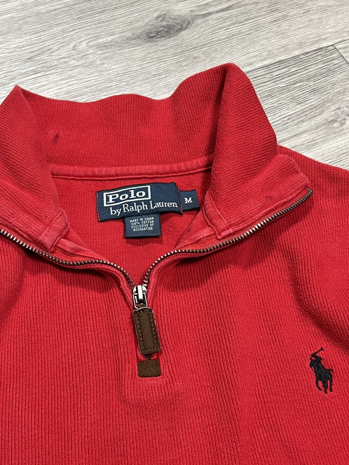 Polo Ralph Lauren × Vintage Polo Ralph Lauren vintage men’s half zipper size M Size US M / EU 48-50 / 2 - 2 Thumbnail