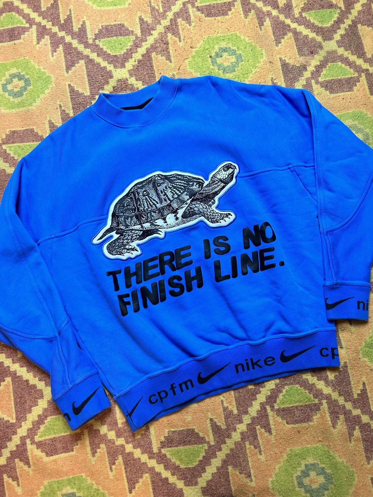 Cactus Plant Flea Market Nike x Cactus Plant Flea Market CPFM Tortoise Blue  Crewneck | Grailed