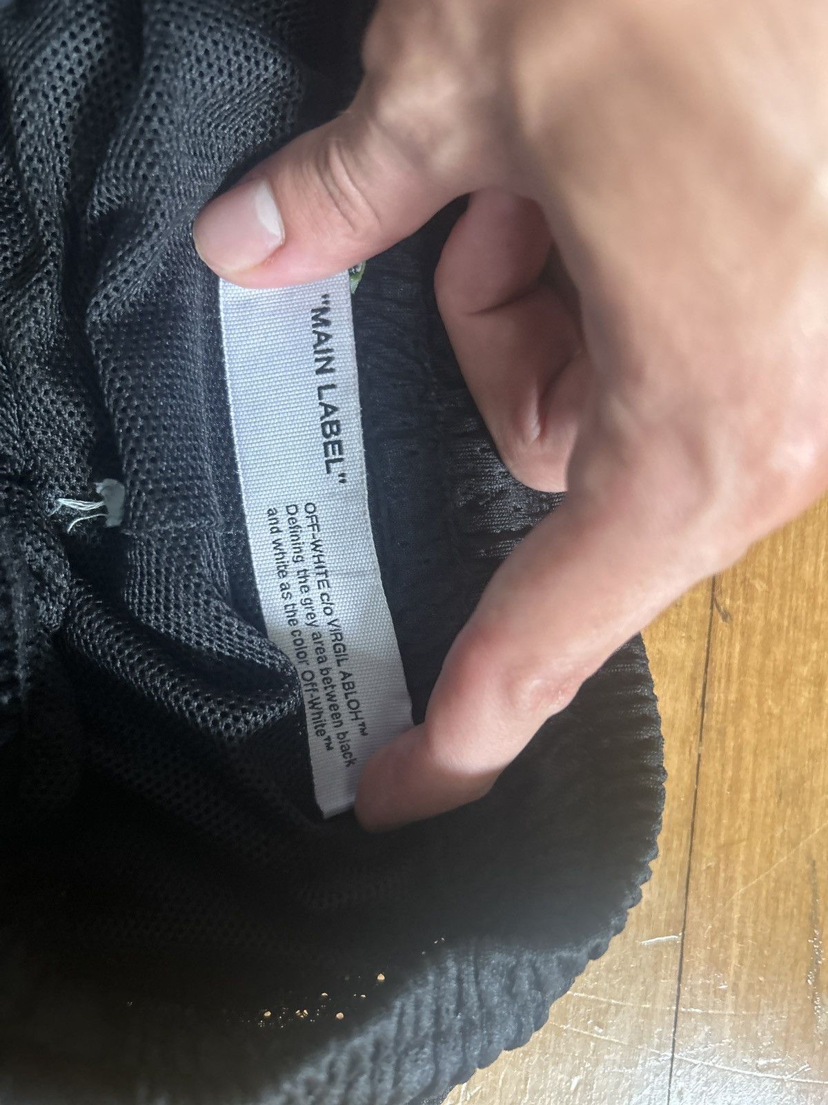 Off-White Arch Shapes Mesh Shorts Black off-white with graphic print Size US 29 - 8 Thumbnail