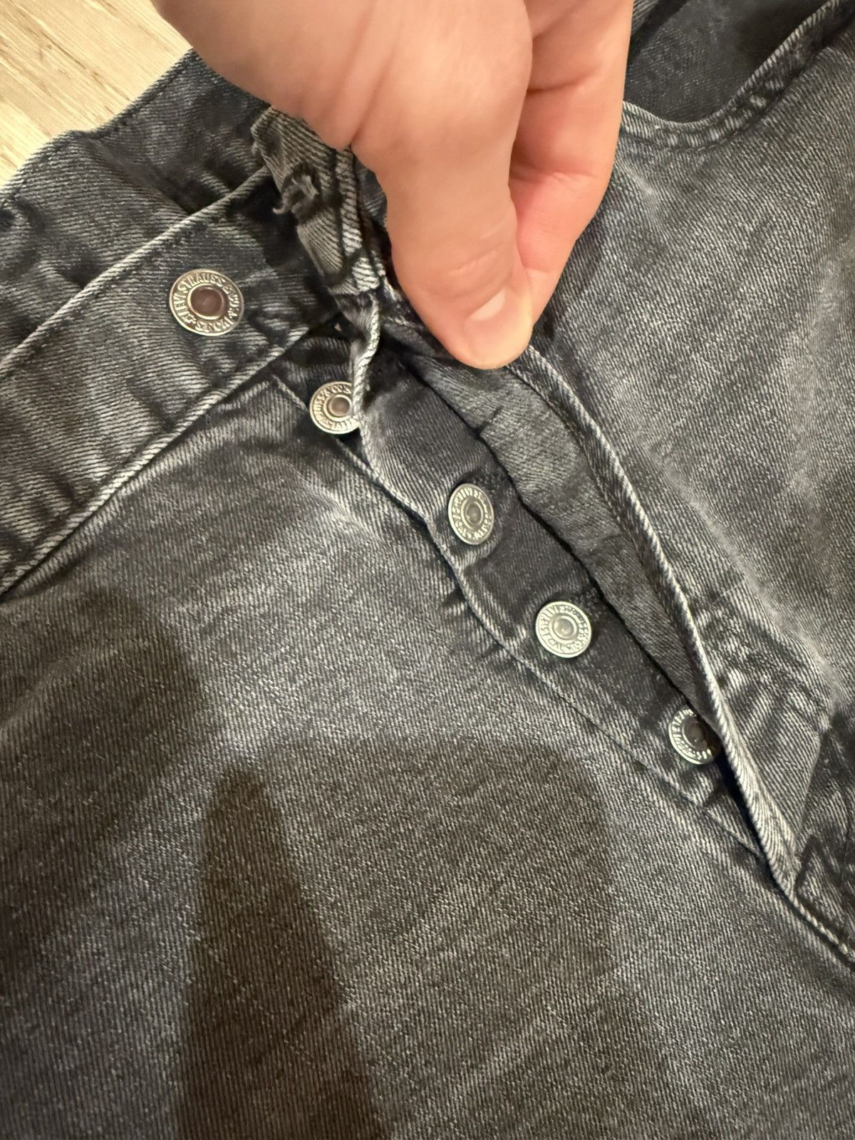Levi's Levi’s 501 Original Fit Jeans — Black — 38x30 — Gently Used Size US 38 / EU 54 - 3 Thumbnail