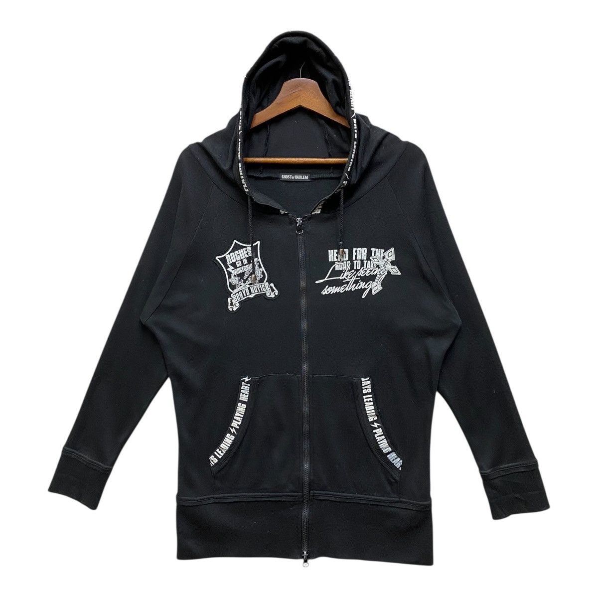 Japanese Brand Ghost Of Harlem Women Hoodie Light Cotton Full Zip Size L Size L / US 10 / IT 46 - 1 Thumbnail