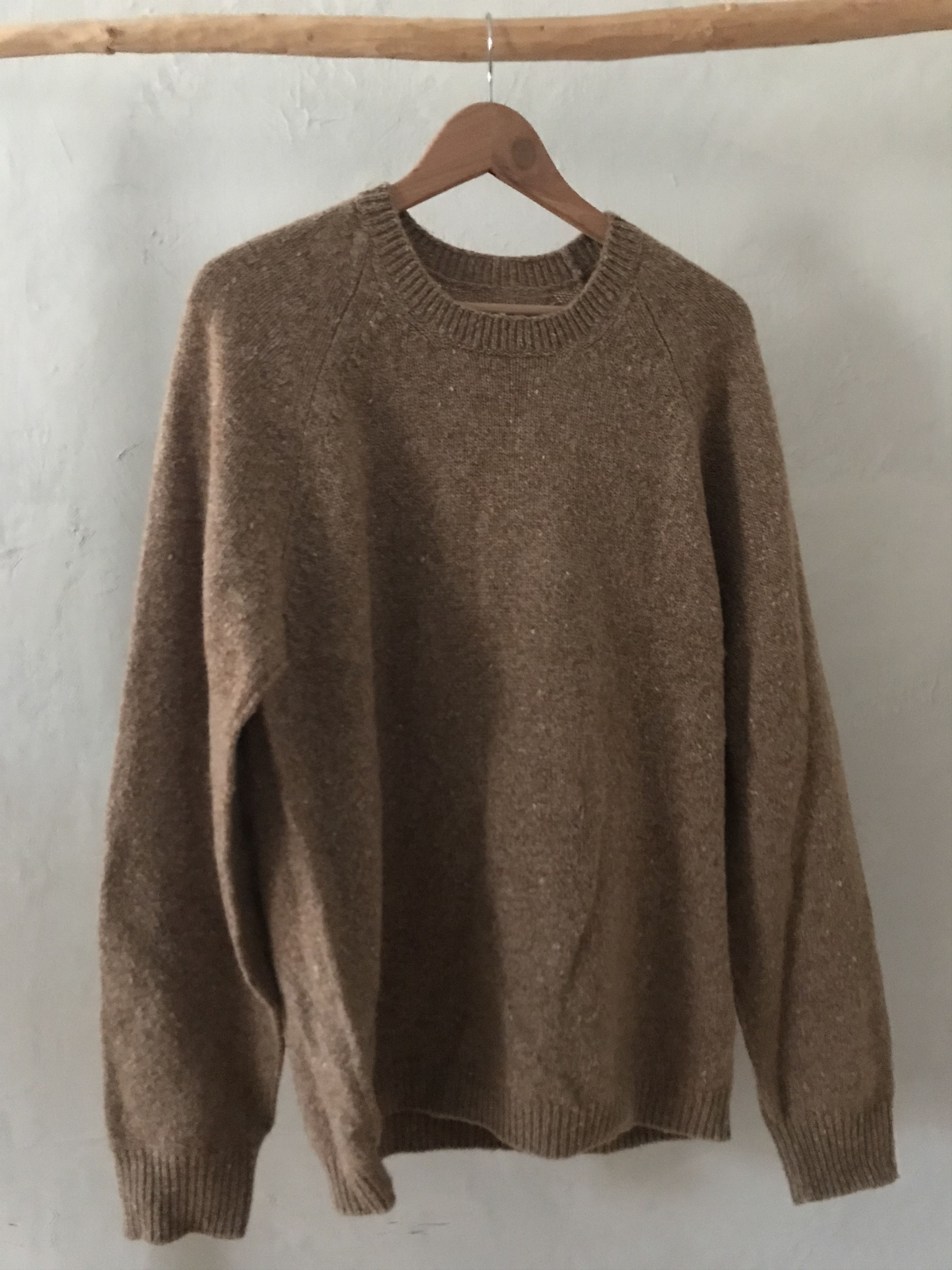 image of Maison Margiela Aw15 Margiela Knitted Brown Camel Sweater in Light Brown, Men's (Size XL)