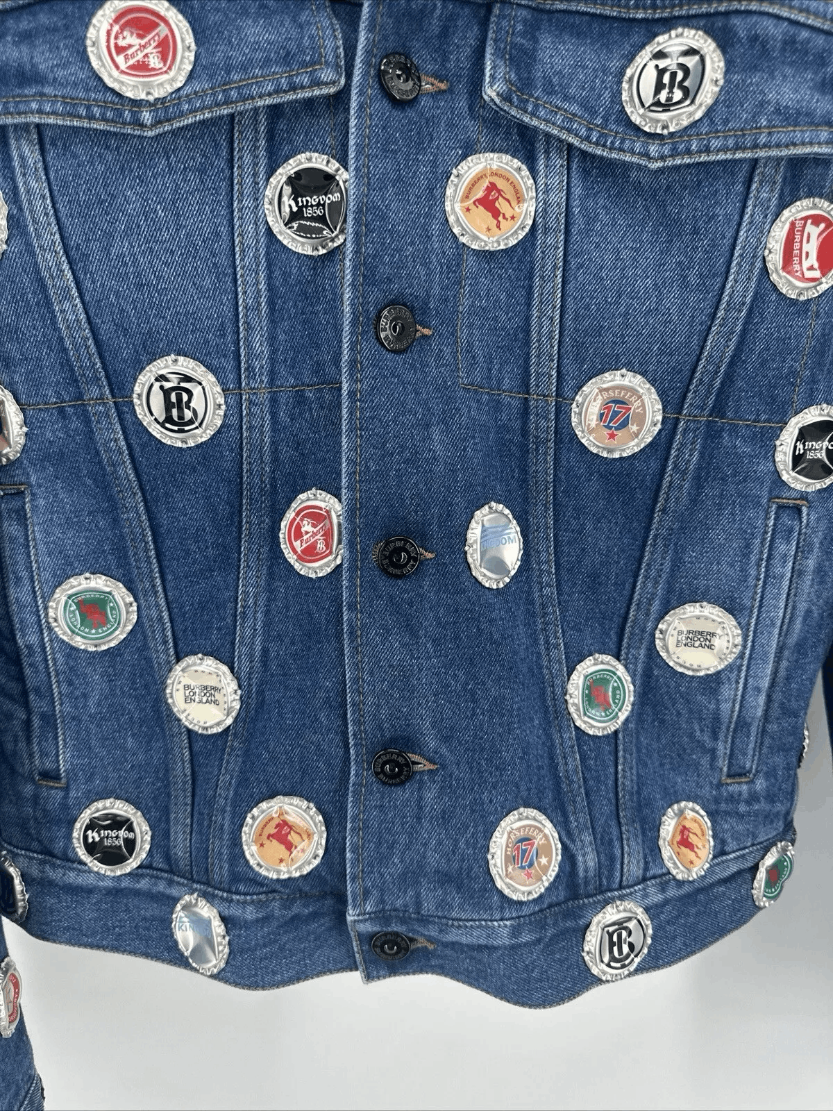 Burberry Burberry Bottle Cap Detail Denim Jacket Size 48 Size US M / EU 48-50 / 2 - 8 Thumbnail