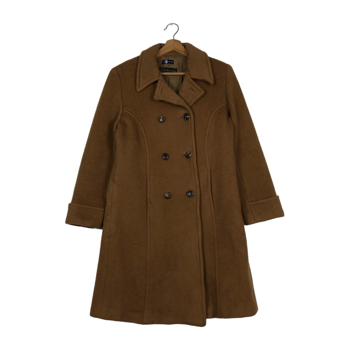 Japanese Brand 🔥VINTAGE WOOL LONG JACKET SHIPS JAPAN DOUBLE BREASTS Size M / US 6-8 / IT 42-44 - 1 Thumbnail