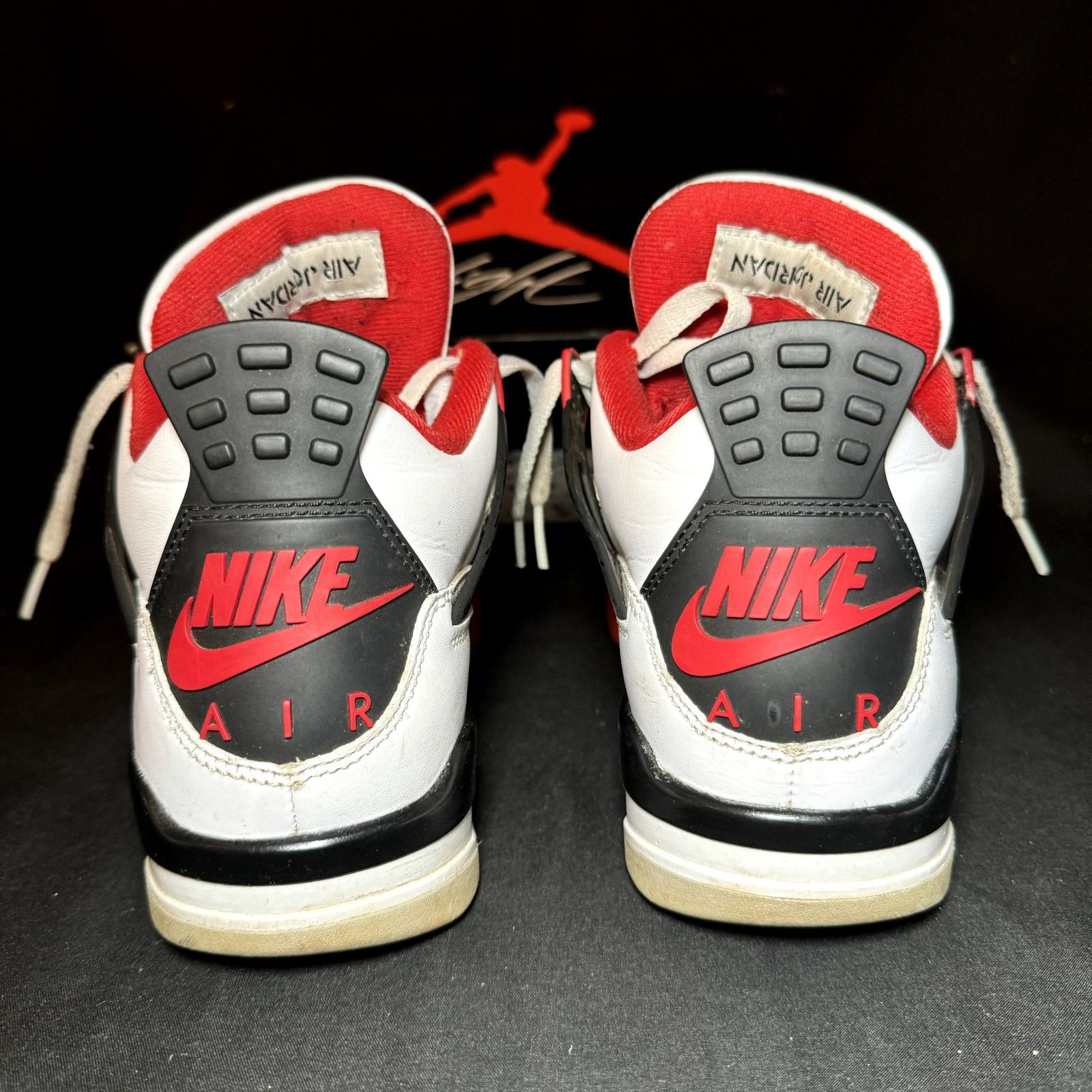 Jordan Brand × Nike Size 5.5 - Nike Air Jordan 4 Retro OG Fire Red Men's Shoes Size US 5.5 / EU 38 - 5 Thumbnail