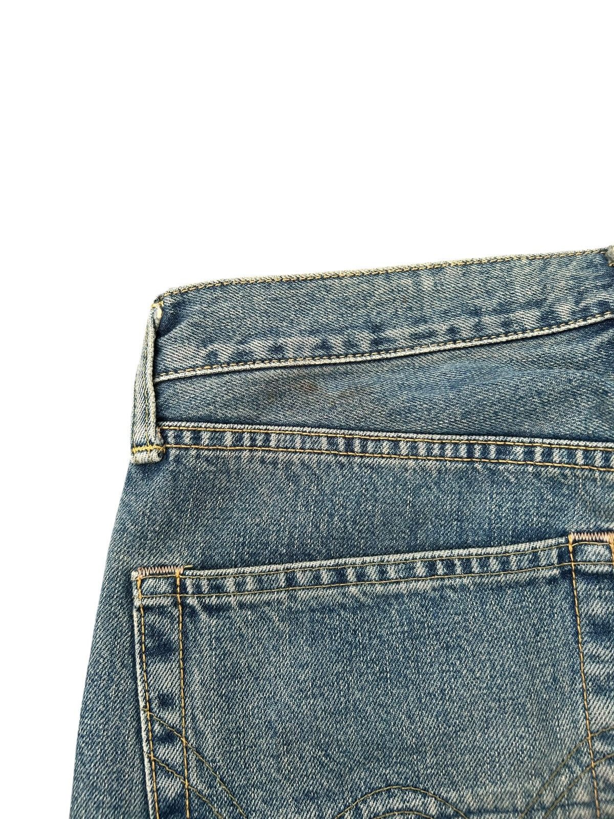 Kapital Vintage Edwin 505x Selvedge Distressed Rusty Denim Jeans ☠️🎌 Size US 32 / EU 48 - 13 Thumbnail