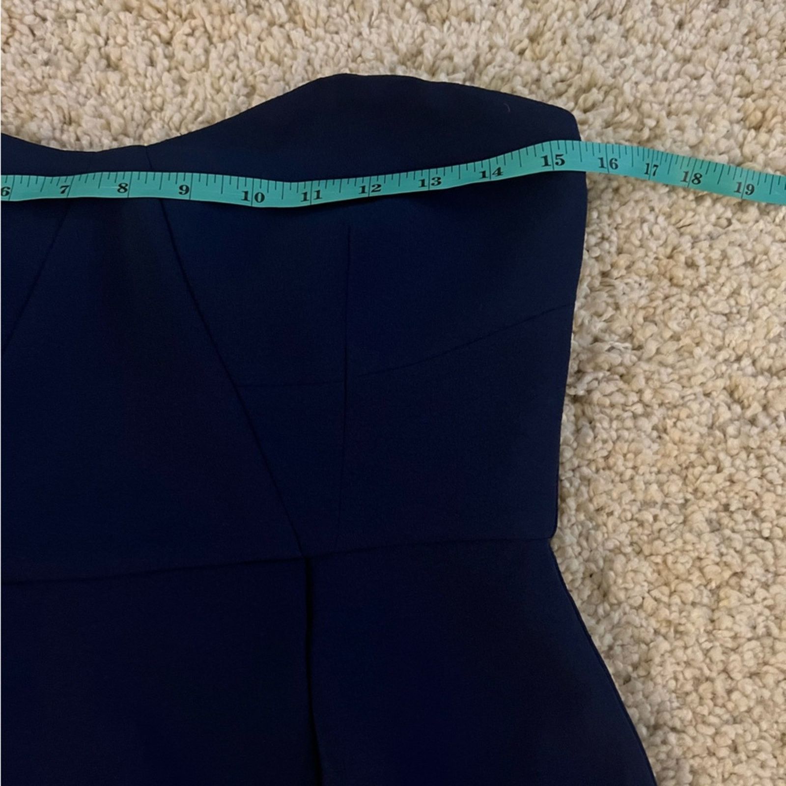 ELLIATT NWT Elliatt Navy Blue Midi Asymmetrical Hem Dress Medium Size M / US 6-8 / IT 42-44 - 10 Thumbnail