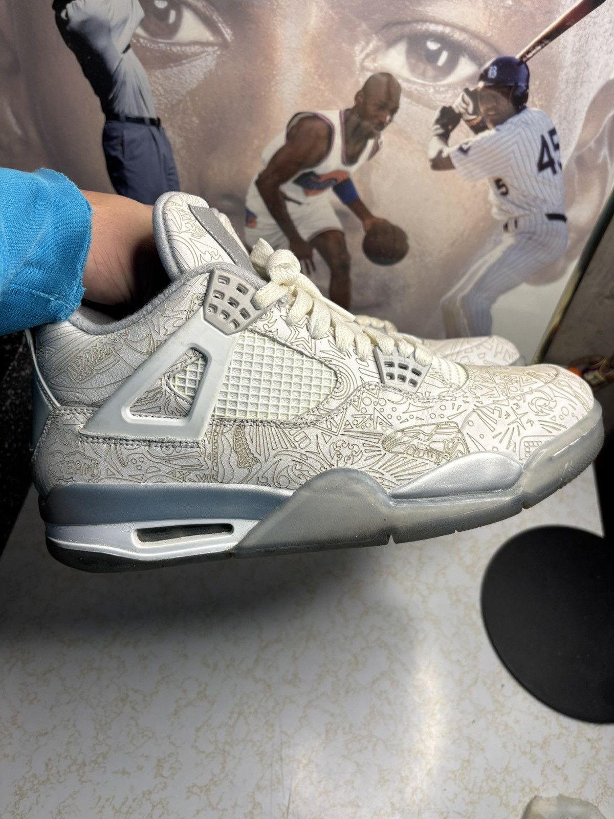 Jordan Brand Air Jordan 4 Retro “laser ” Size US 9.5 / EU 42-43 - 1 Thumbnail