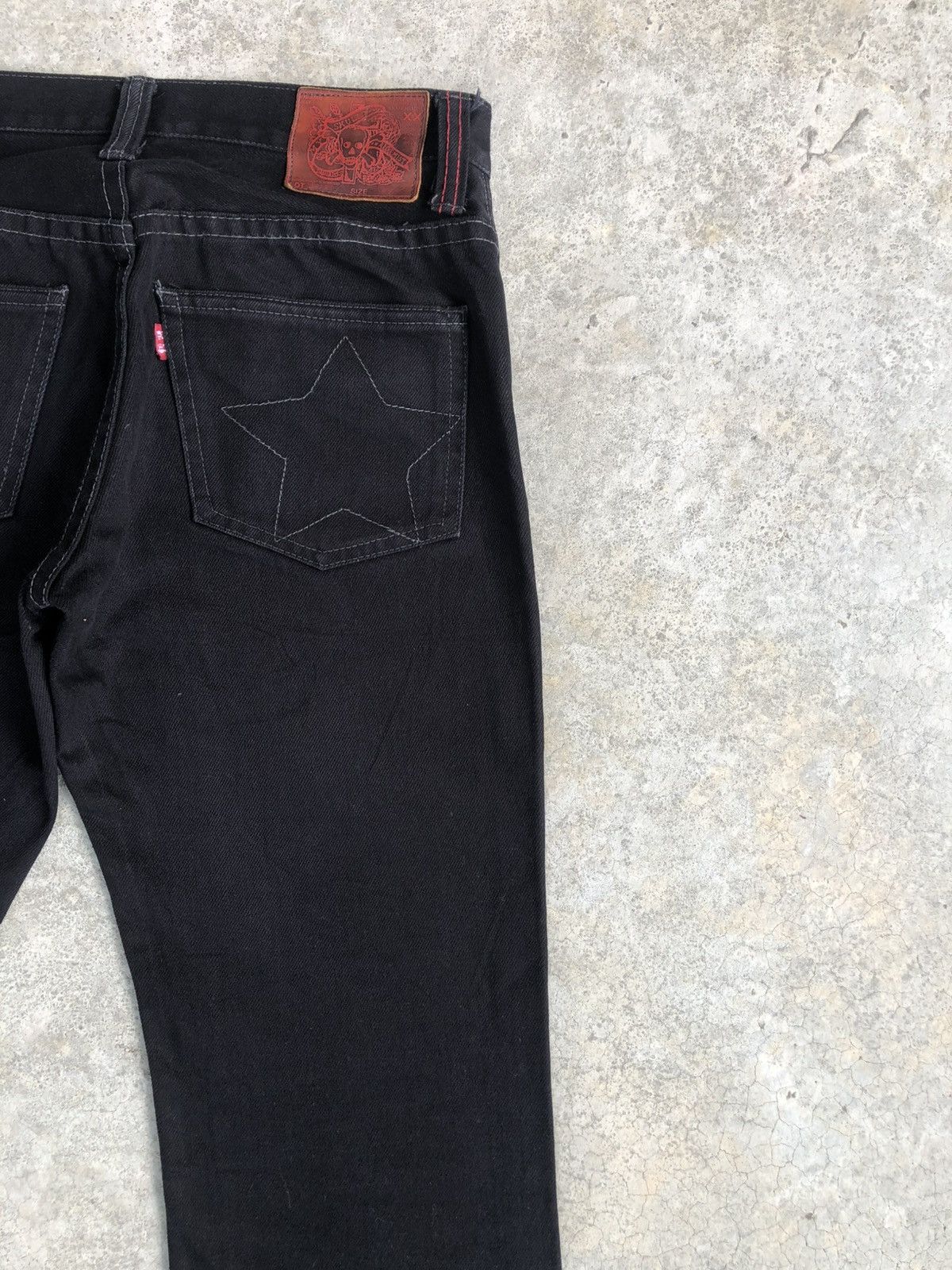 Skull Jeans by an Alchemist Skull Jeans by an Alchemist Flared Jeans Embroidered Size US 31 - 10 Thumbnail