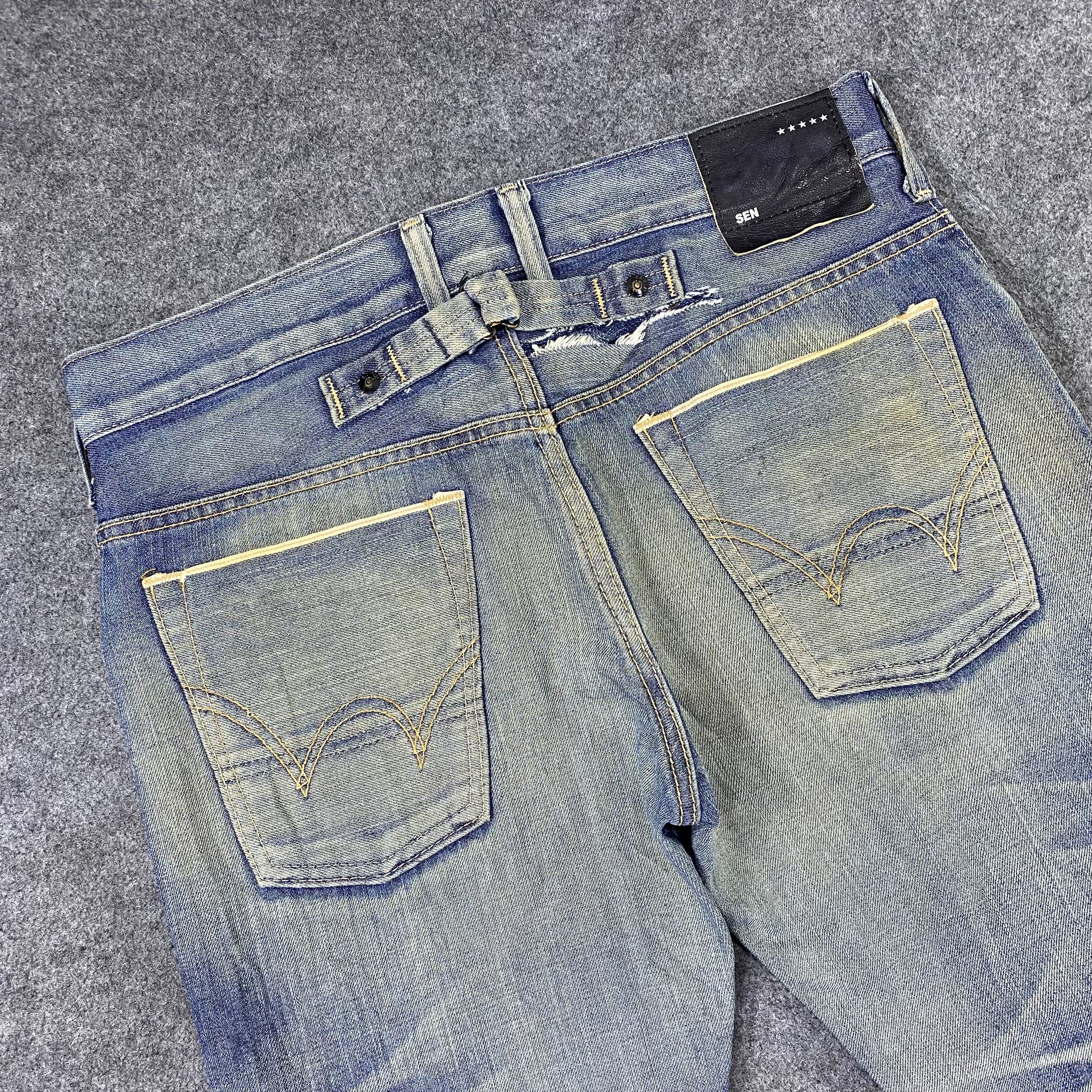 Edwin × Japanese Brand × Jean Edwin Sen denim selvedge jeans sk505t Denim-J1183 Size US 34 / EU 50 - 6 Thumbnail