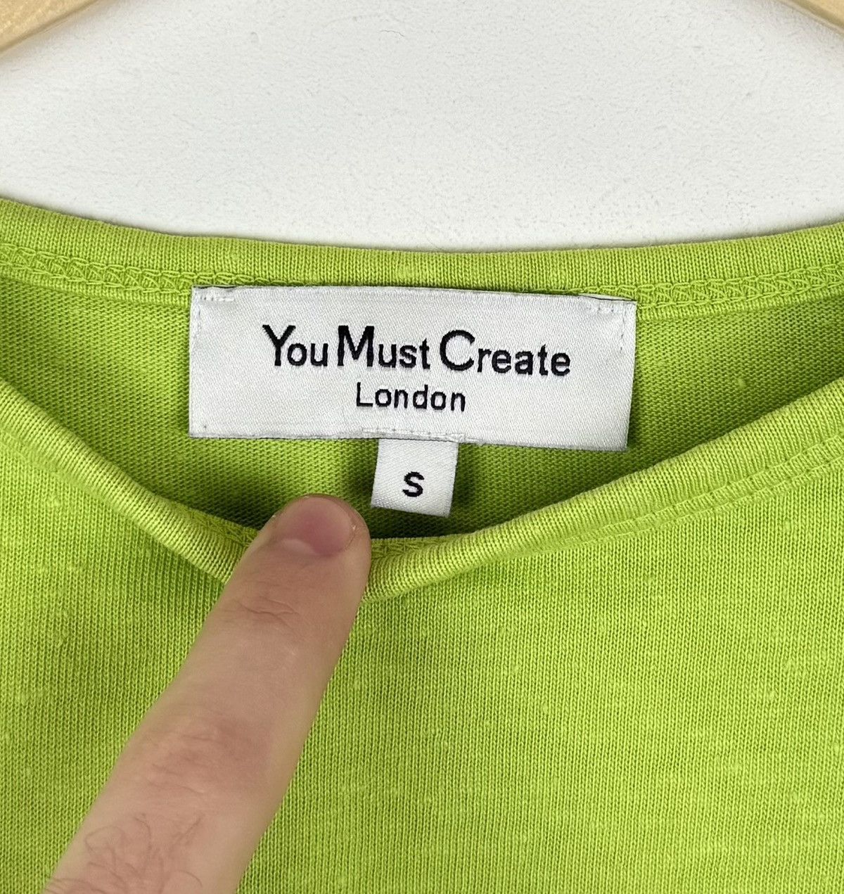YMC YMC You Must Create London Half Sleeve T-Shirt Green Top Size S / US 4 / IT 40 - 3 Thumbnail