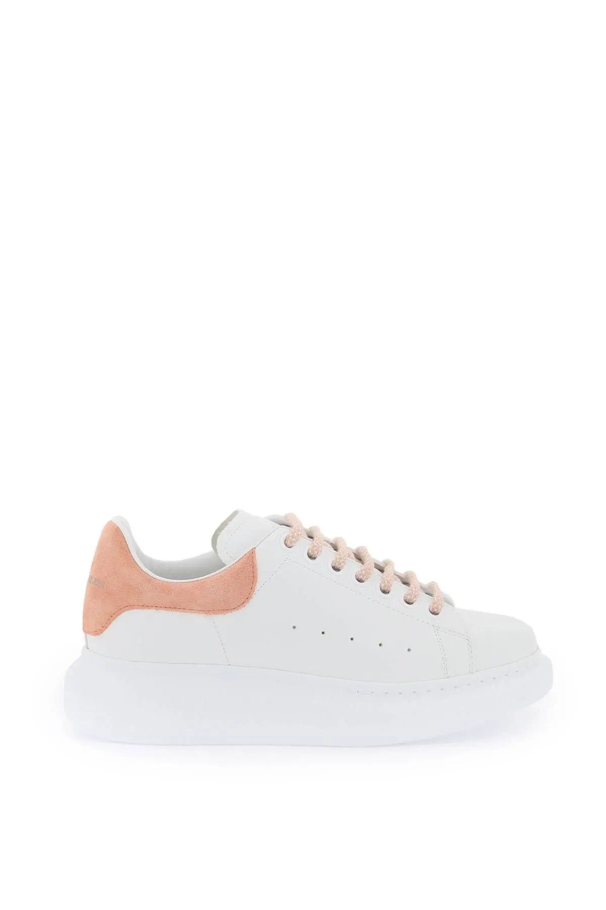 image of Alexander Mcqueen O1S22I1N1223 Oversize Sneakers In White Pink, Women's (Size 9)