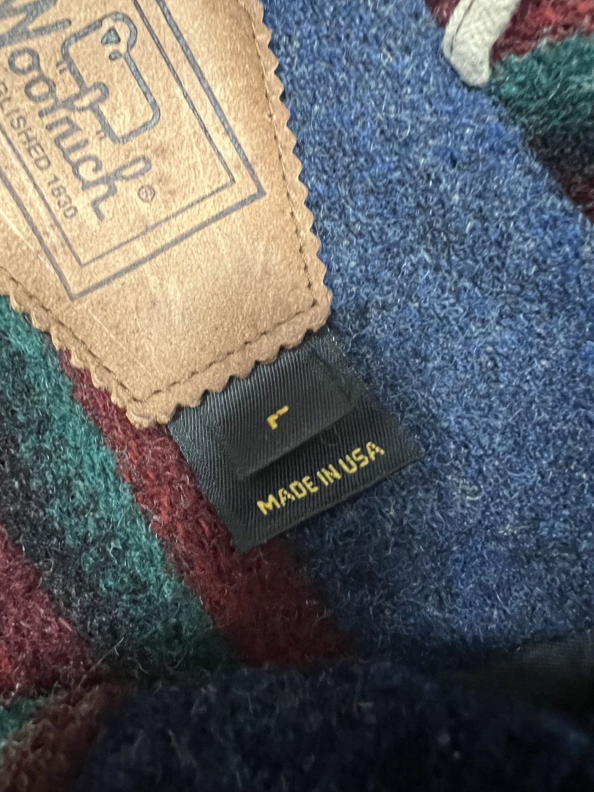 Woolrich Woolen Mills Vintage Woolrich Blanket Navajo Aztec Wool Jacket Coat Size US L / EU 52-54 / 3 - 5 Thumbnail