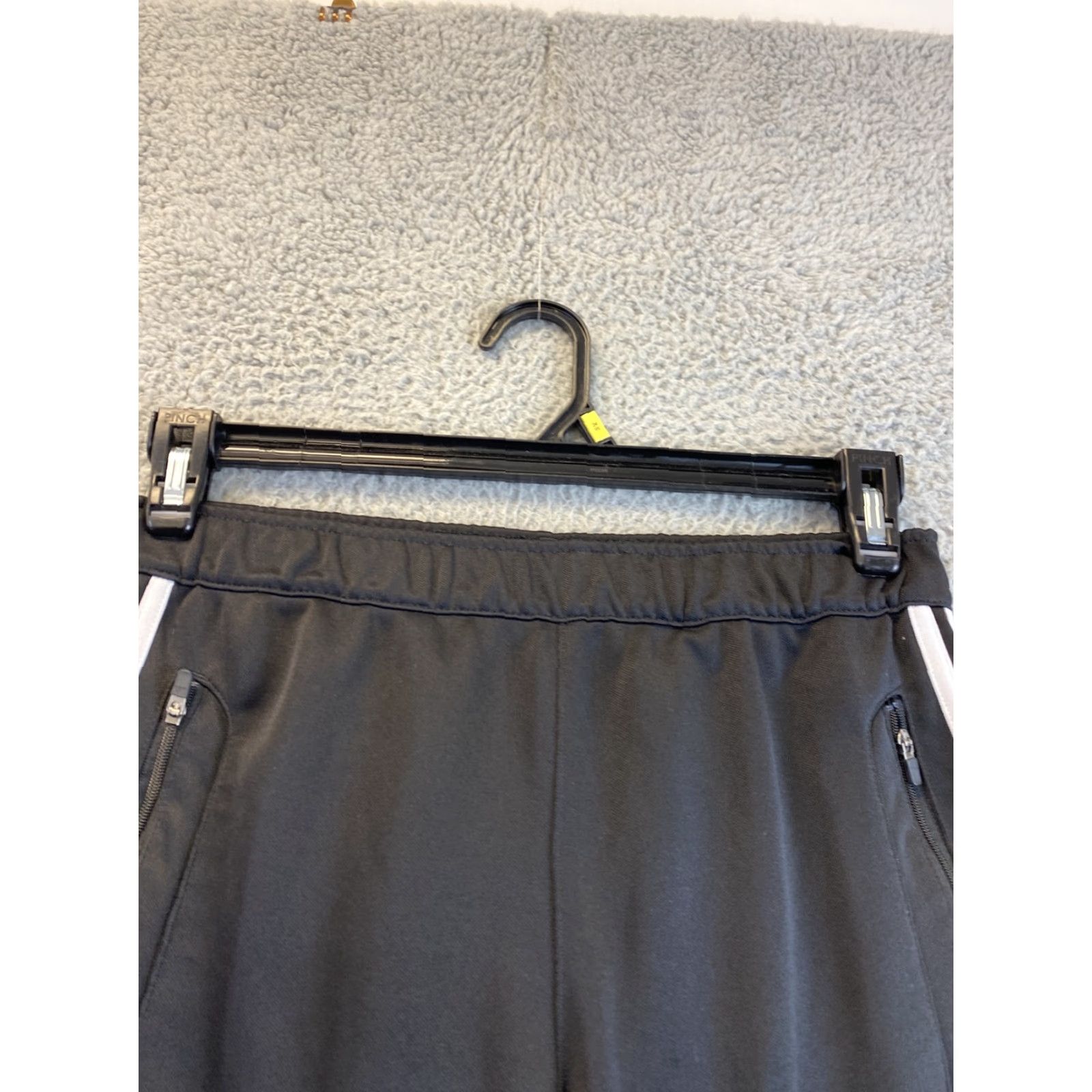 Adidas Adidas Pants S Adult Black Joggers Track Ankle Zip Pockets Logo Men /92-38 Size 28" / US 6 / IT 42 - 4 Thumbnail