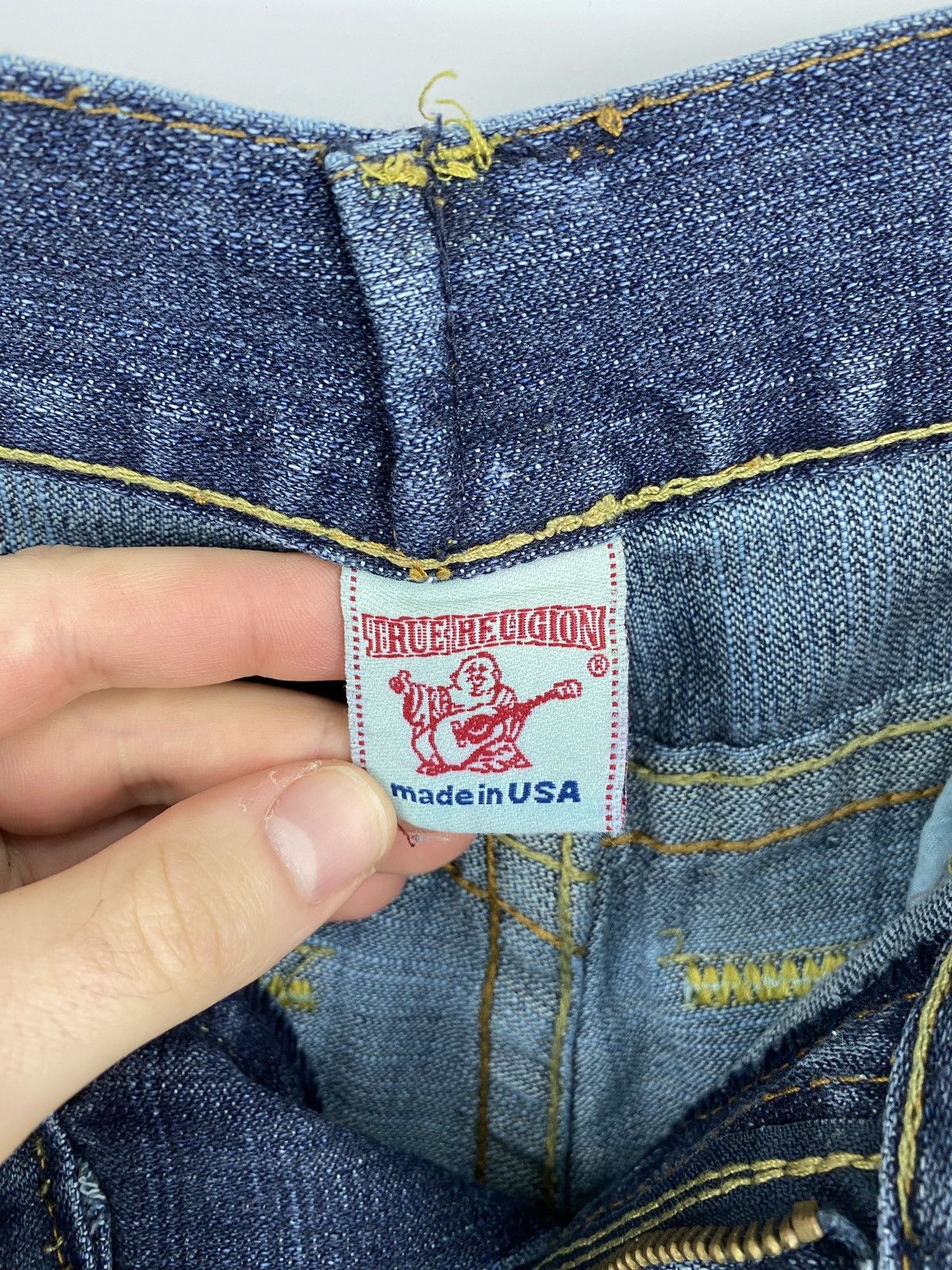 True Religion 🇺🇸 Vintage True Religion Denim Jeans made in USA Size US 34 / EU 50 - 13 Thumbnail