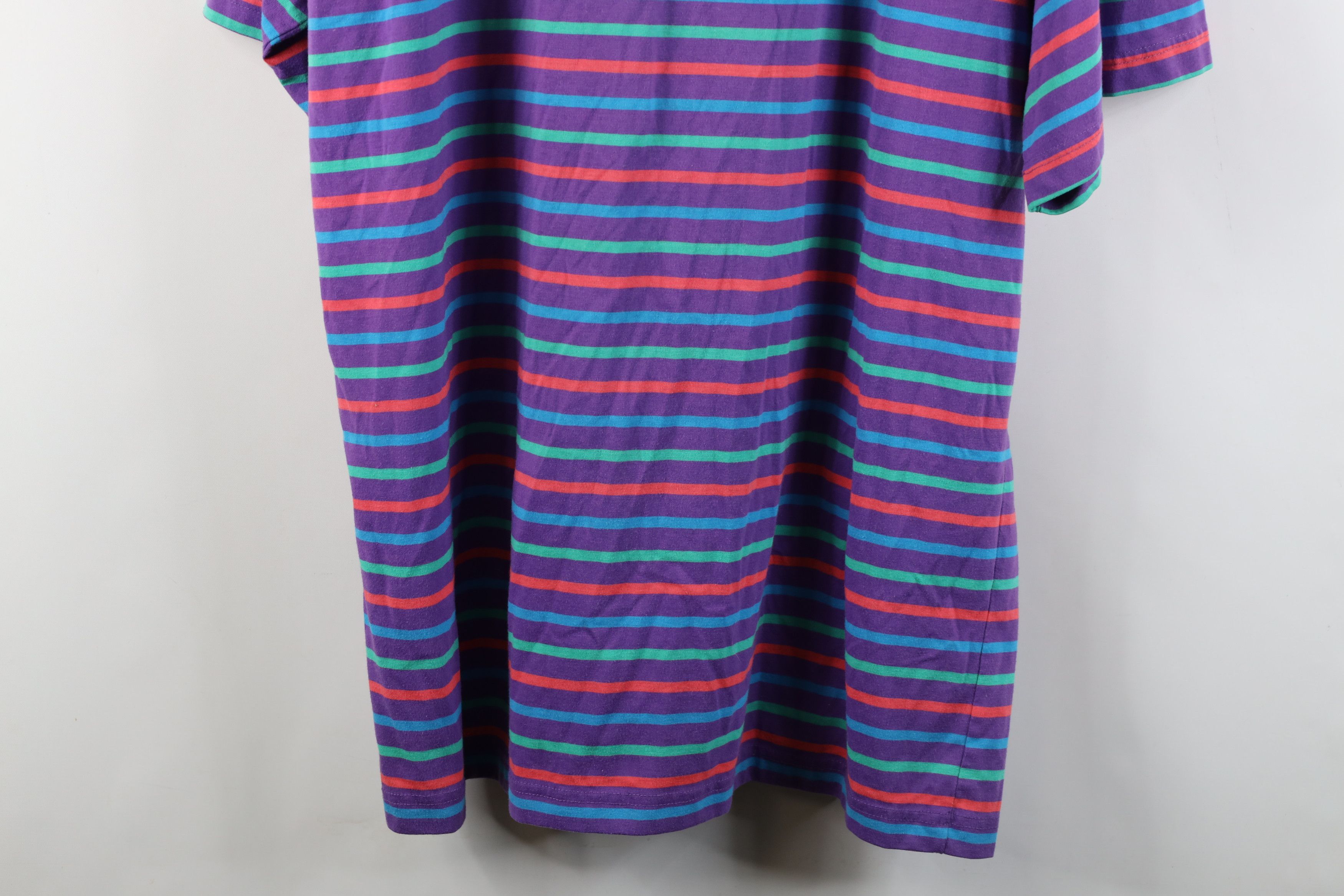 Vintage Vintage 90s Streetwear Striped Knit Collared Golf Polo Size US XL / EU 56 / 4 - 13 Thumbnail