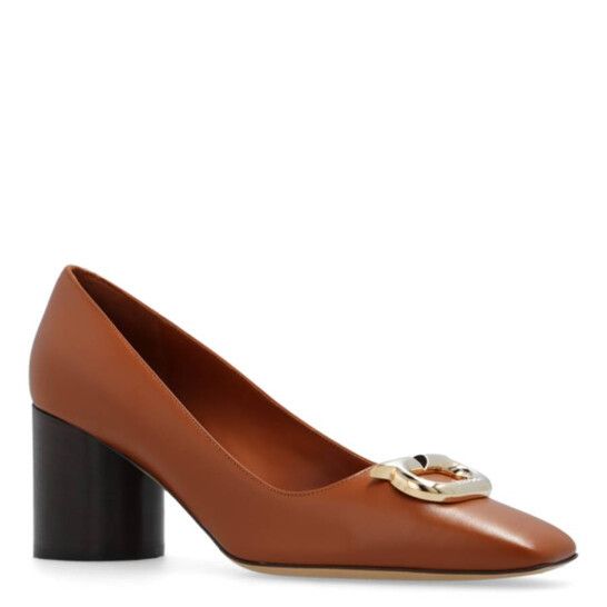 Salvatore Ferragamo o1y0426 Pumps in Tan Size US 7 / IT 37 - 2 Thumbnail