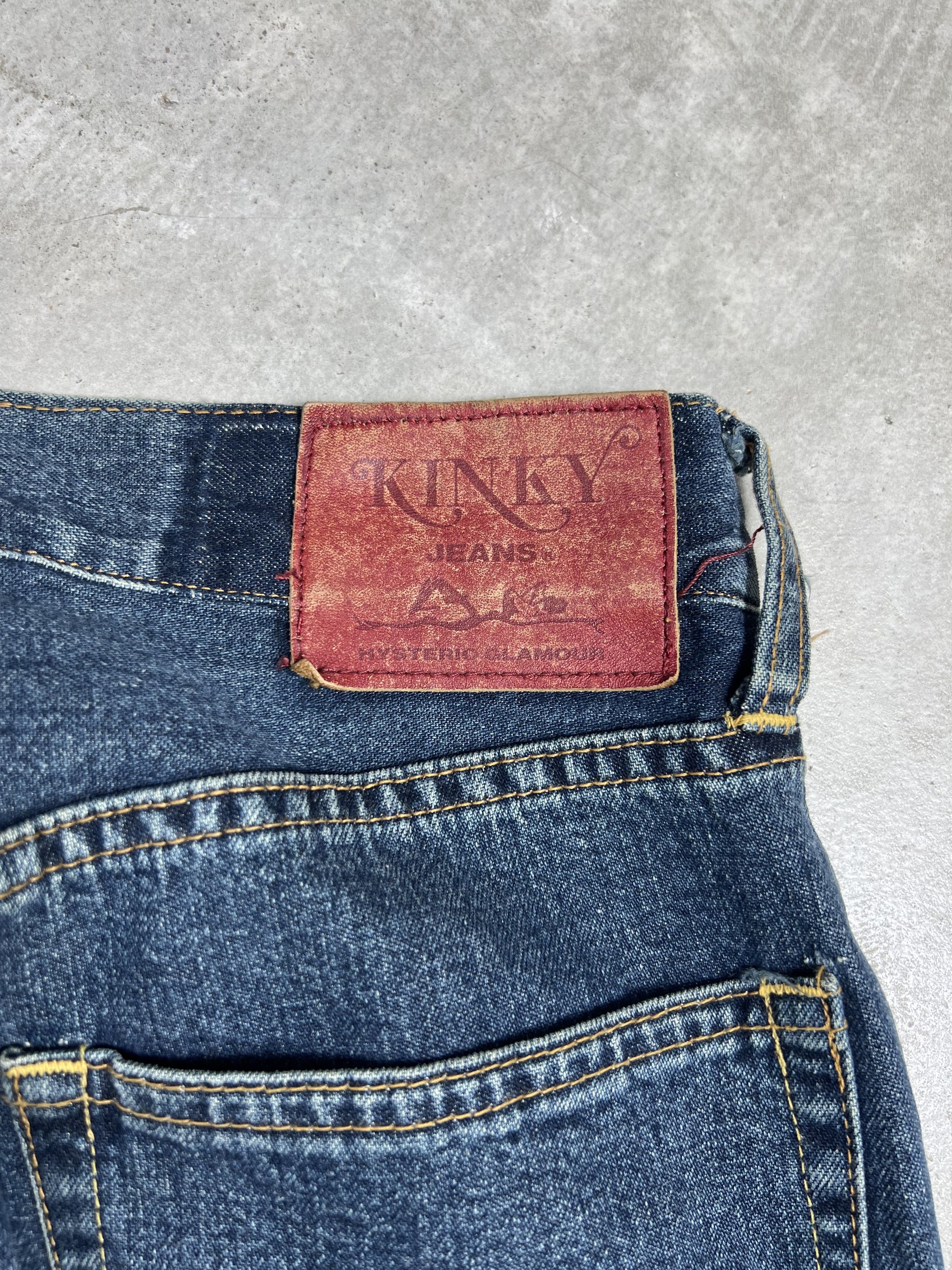 Hysteric Glamour Vtg Kinky Jeans HYSTERIC GLAMOUR Embroidered Denim GTMPT540 Size 25" / US 0 / IT 36 - 11 Thumbnail