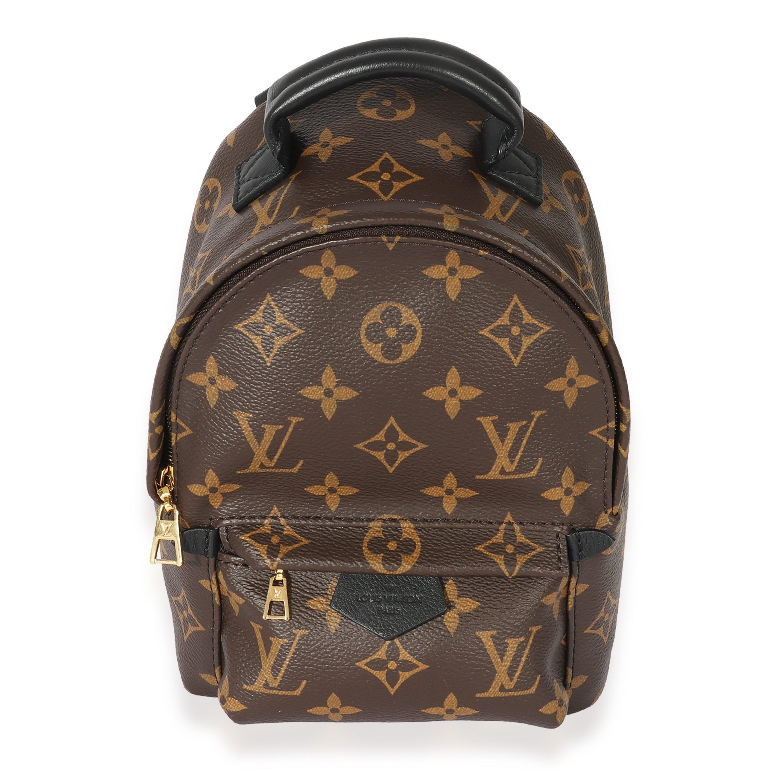 image of Louis Vuitton Monogram Mini Palm Spring Backpack in Brown, Women's