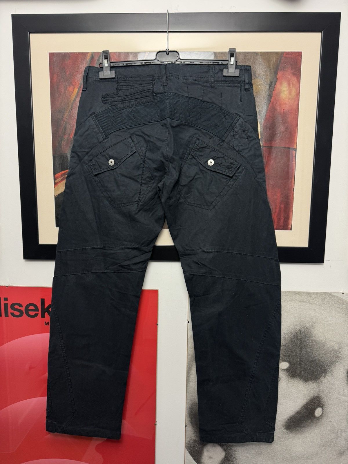 Marithe + Francois Girbaud Marithé + François Girbaud Black Utility Pants Archive Rare Size US 32 / EU 48 - 2 Thumbnail