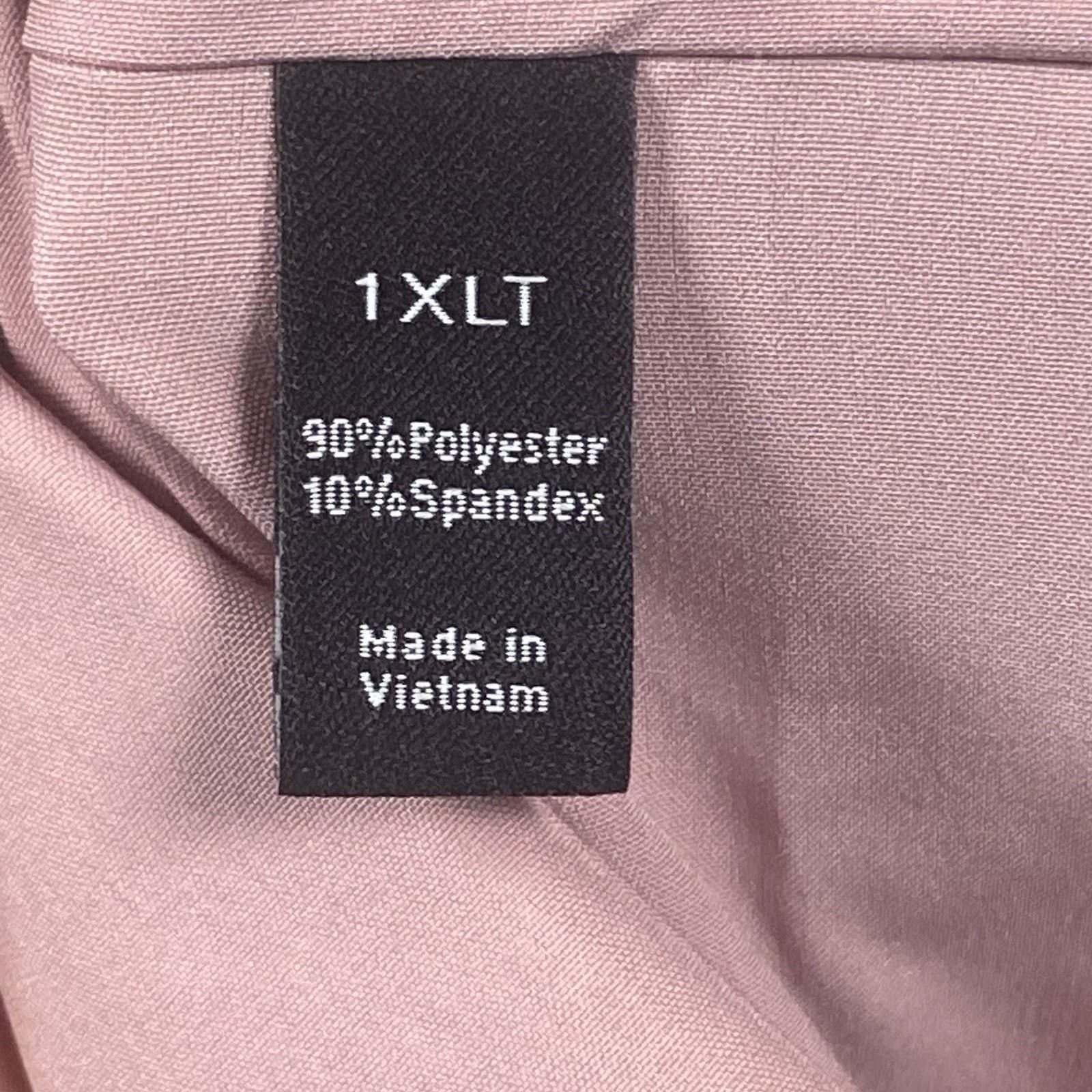 J Ferrar JF J. Ferrar Stretch Dress Shirt Men’s 1XLT Light Pink Size US XL / EU 56 / 4 - 5 Thumbnail