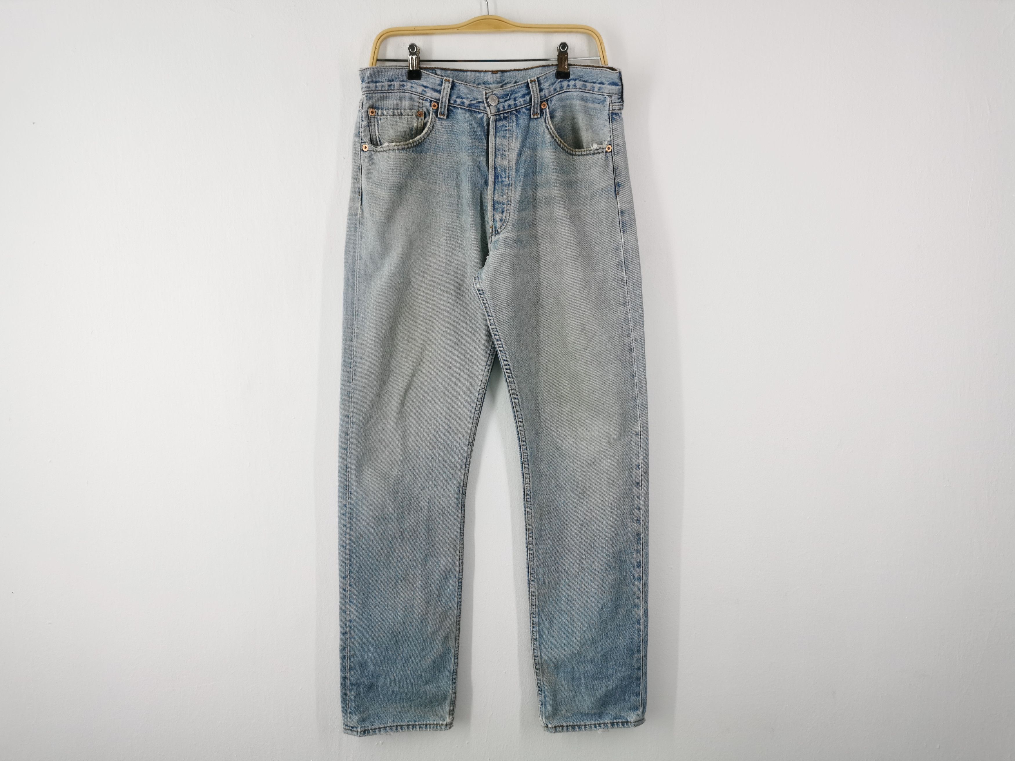 Levi's Vintage Levis Lot 501 Denim Jeans Pants Made In USA Size US 34 / EU 50 - 1 Thumbnail