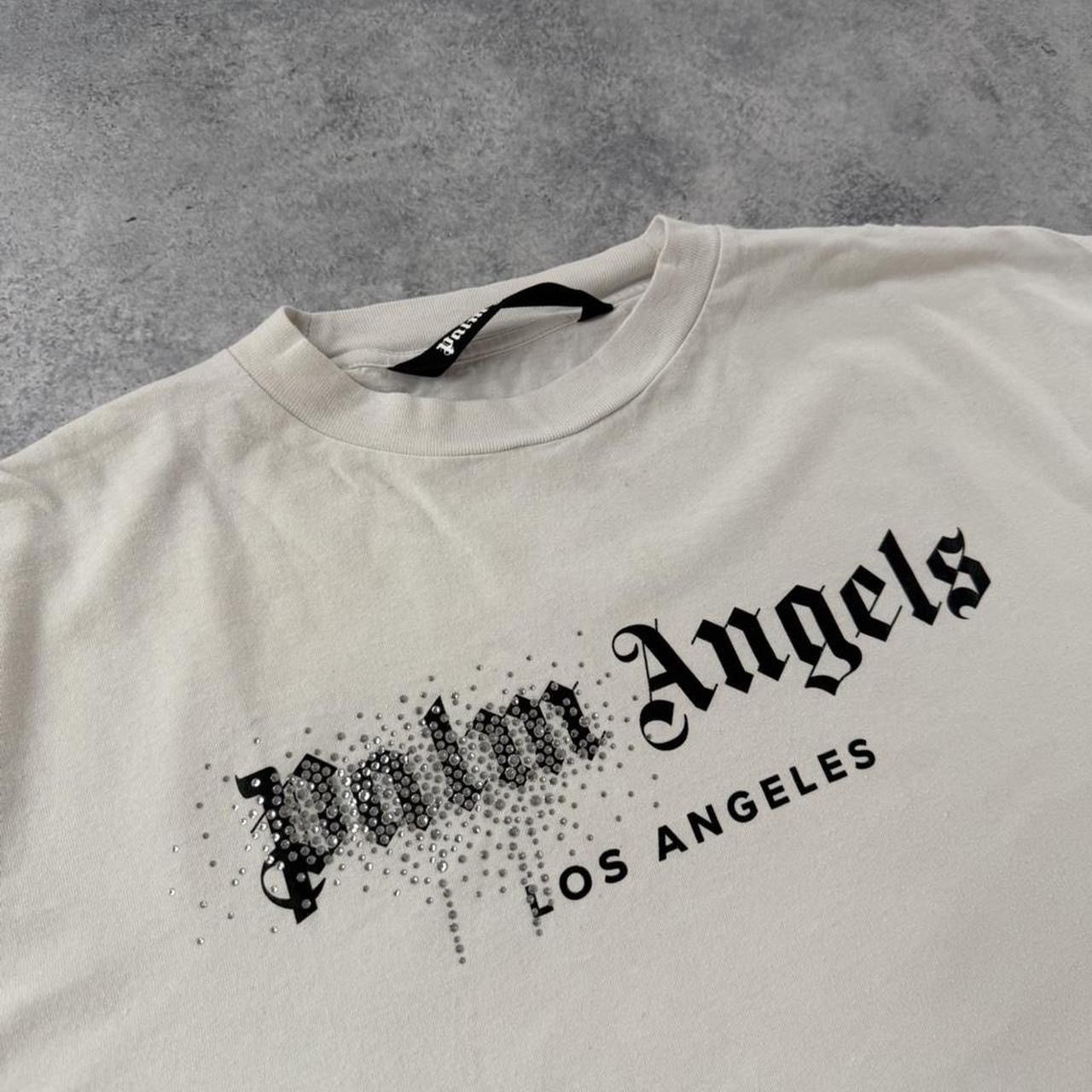 Palm Angels Palm angels white LA tee Size US XL / EU 56 / 4 - 3 Thumbnail
