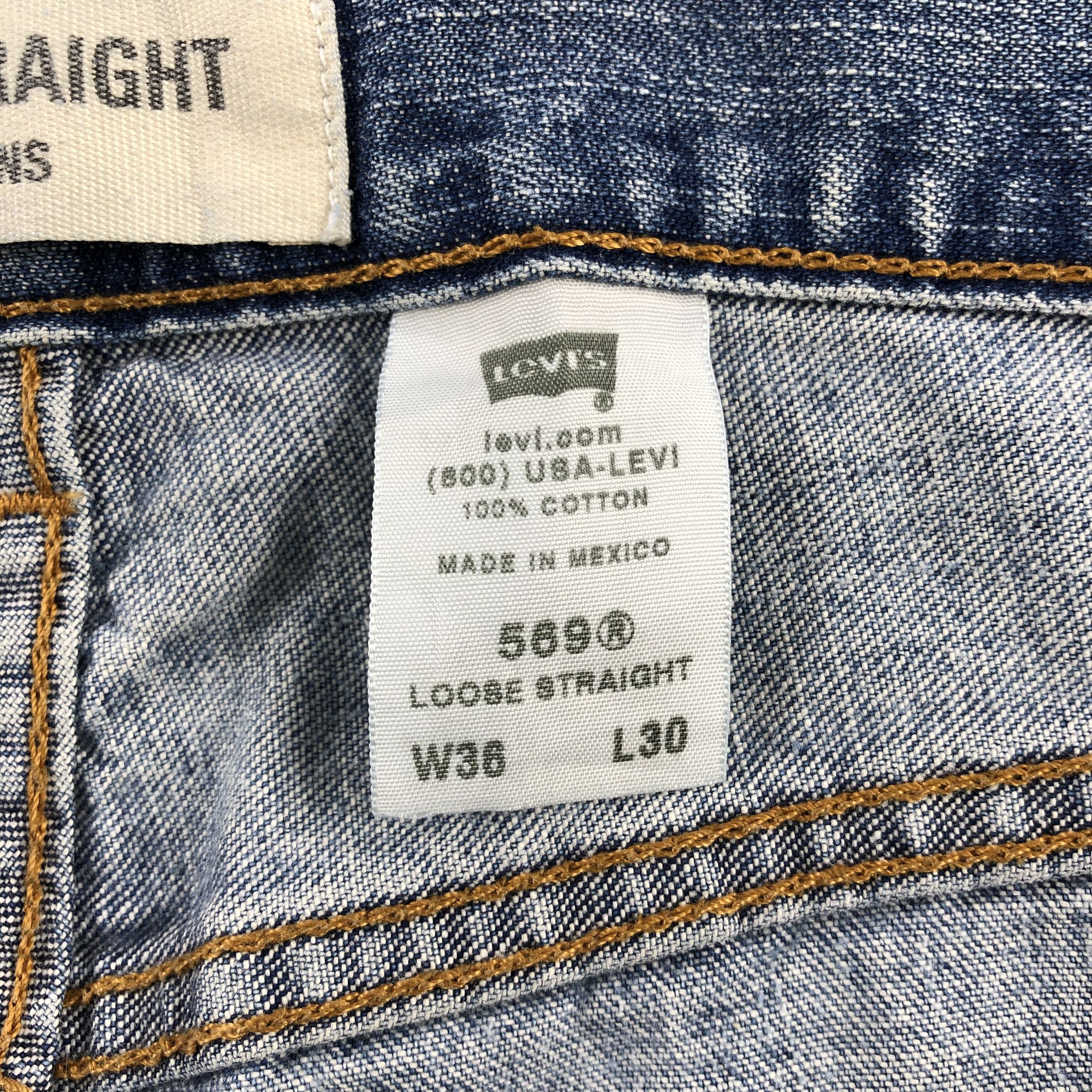 Levi's × Vintage Vintage Mid Wash Levis 565 Jeans-JM1188 Size US 37 - 10 Thumbnail