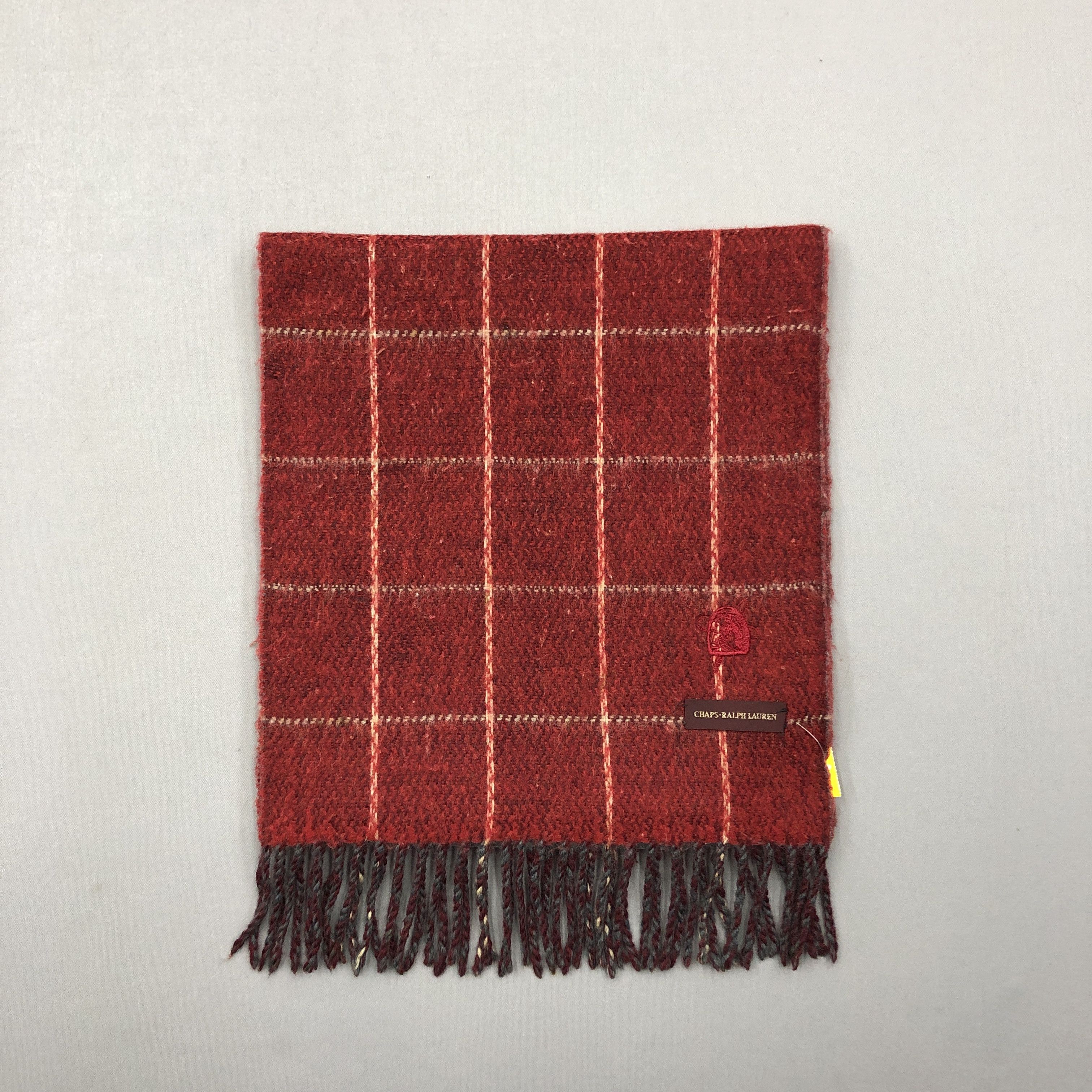 Chaps Ralph Lauren Vintage Chaps Ralph Lauren Scarf Muffler Wool Scarves Size ONE SIZE - 3 Thumbnail