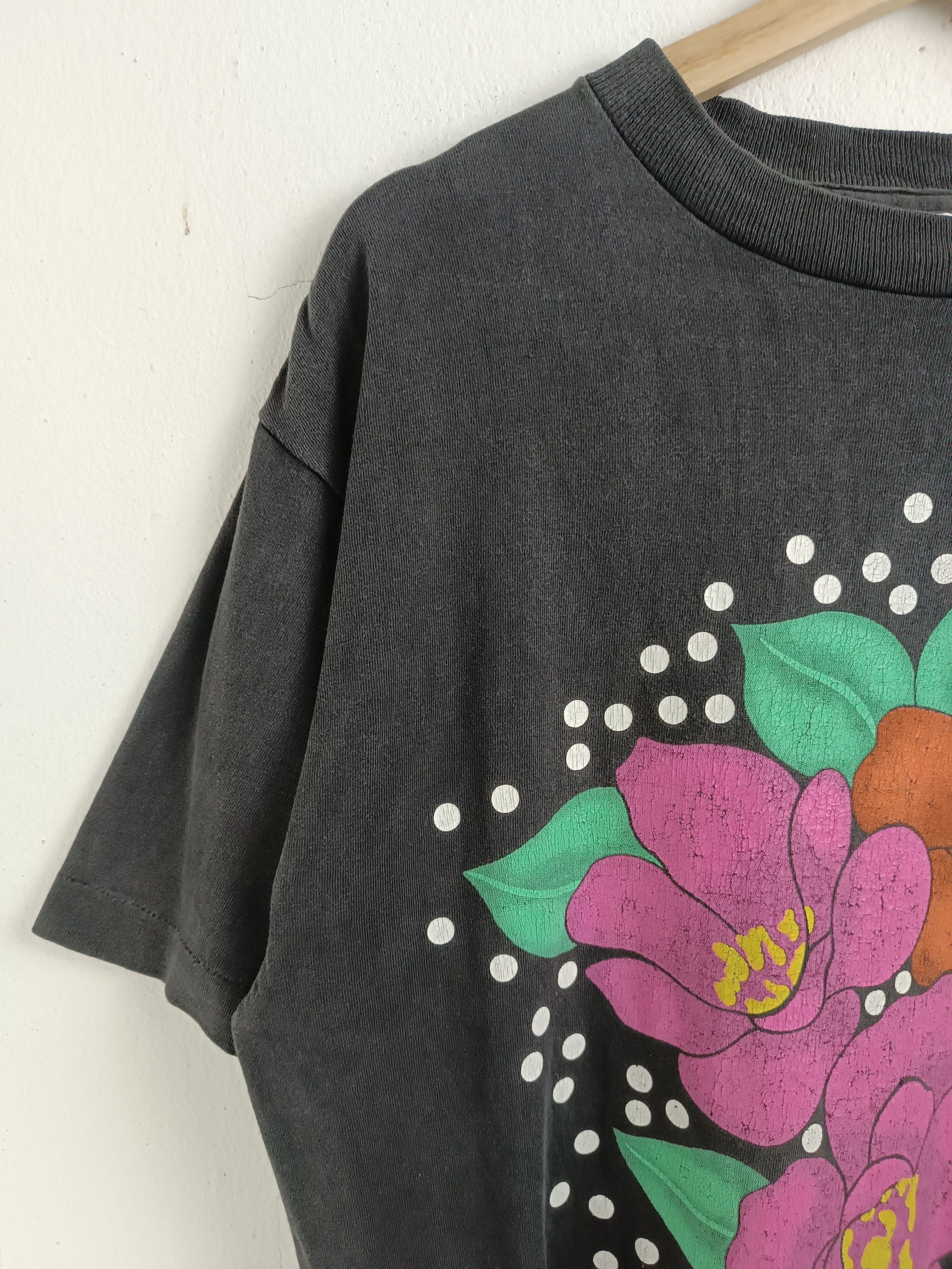 Vintage VINTAGE 90'S JACQUES MORET FLOWER ART Ts gogh picasso warhol Size US L / EU 52-54 / 3 - 5 Thumbnail