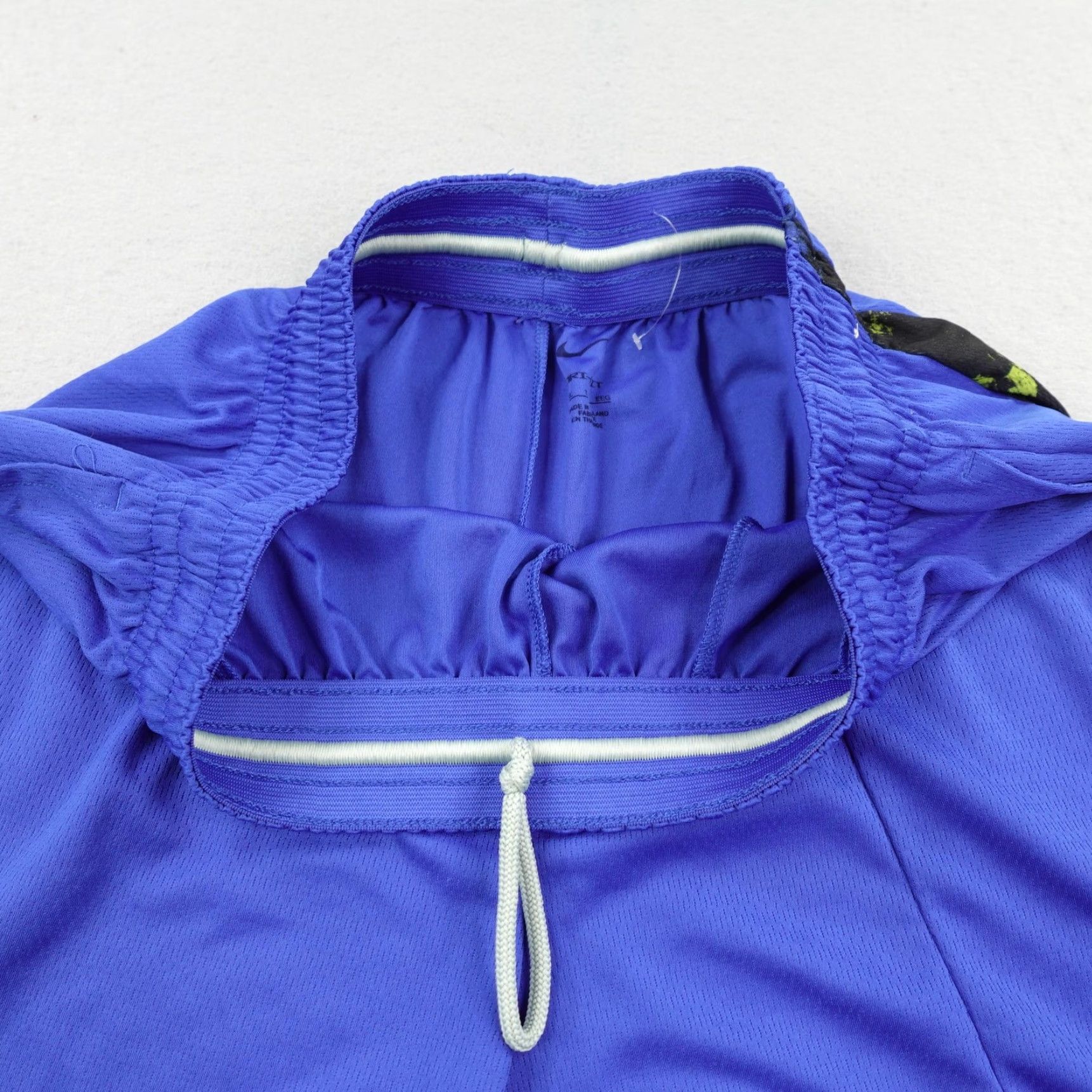 Nike Nike Shorts Mens 2XL Blue Dri Fit Swoosh Athletic Workout Performance Basketball Size US 39 - 3 Thumbnail