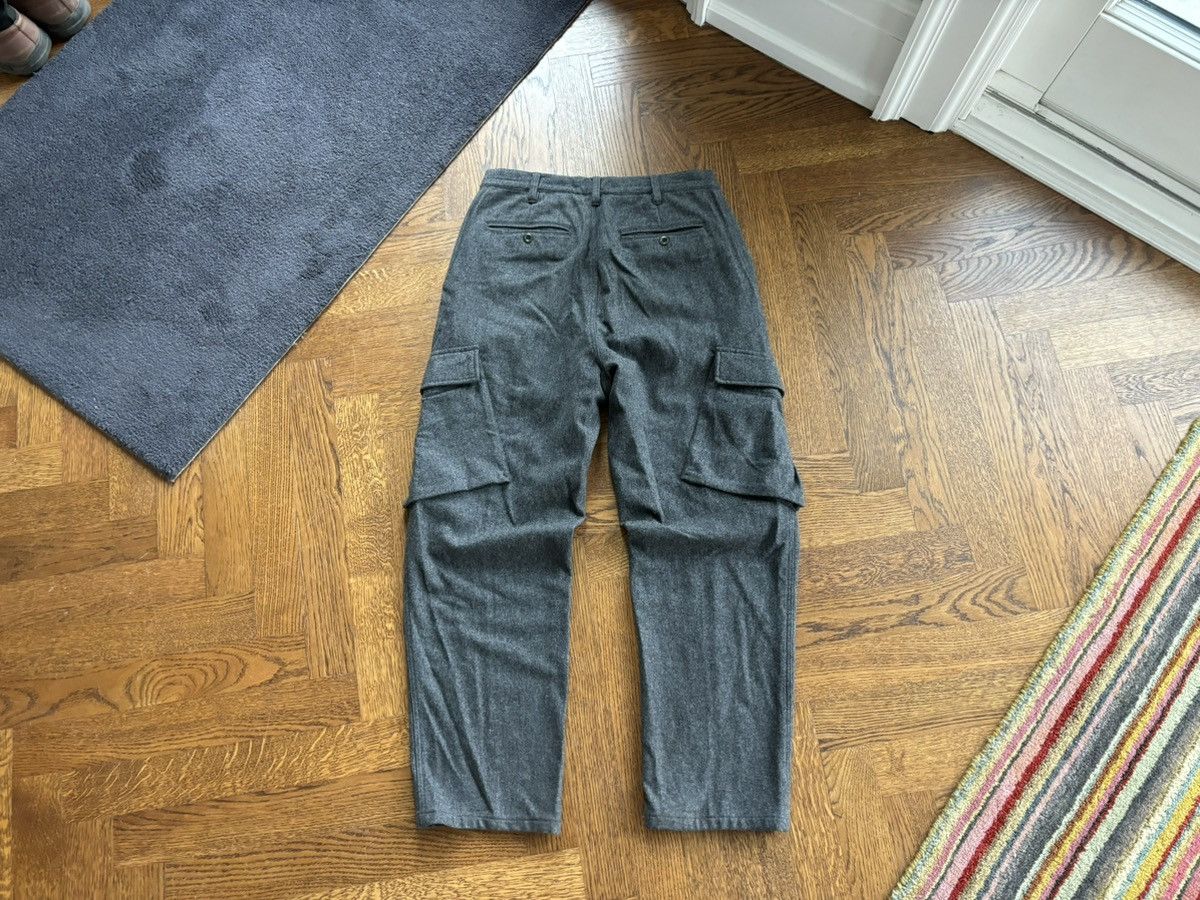 DKNY × Donna Karan × Vintage 1990s DKNY Vintage Cargo Pants Heavyweight Wool 2000s 90s Size US 31 - 19 Thumbnail